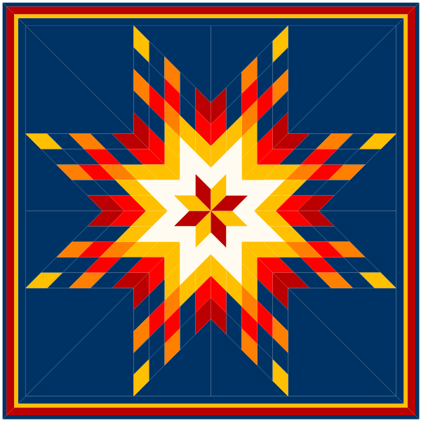 Fireflake Quilt Pattern