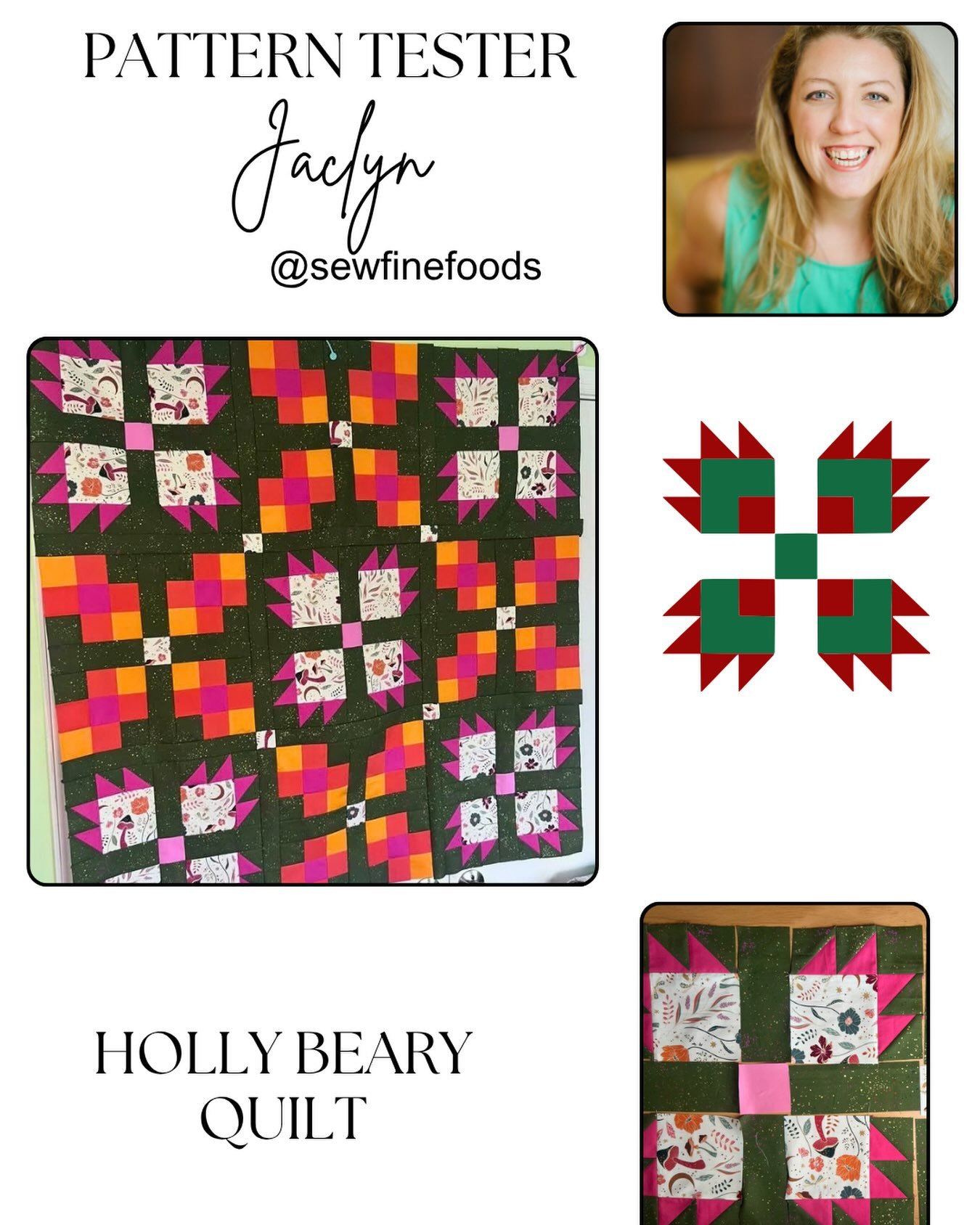 *Tester Parade* 

One more Holly Berry tester! I can&rsquo;t forget Jaclyn! Don&rsquo;t you love her gorgeous, richly colored version? Those little toadstools are so adorable 😀

Thank you to everyone on the testing team this time around. You make it
