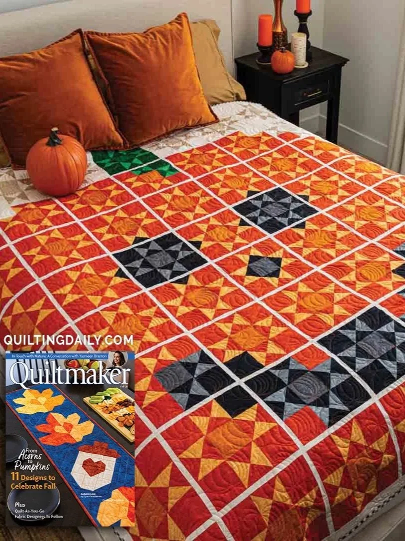 Starry Jack in the Fall 2026 Quiltmaker Magazine