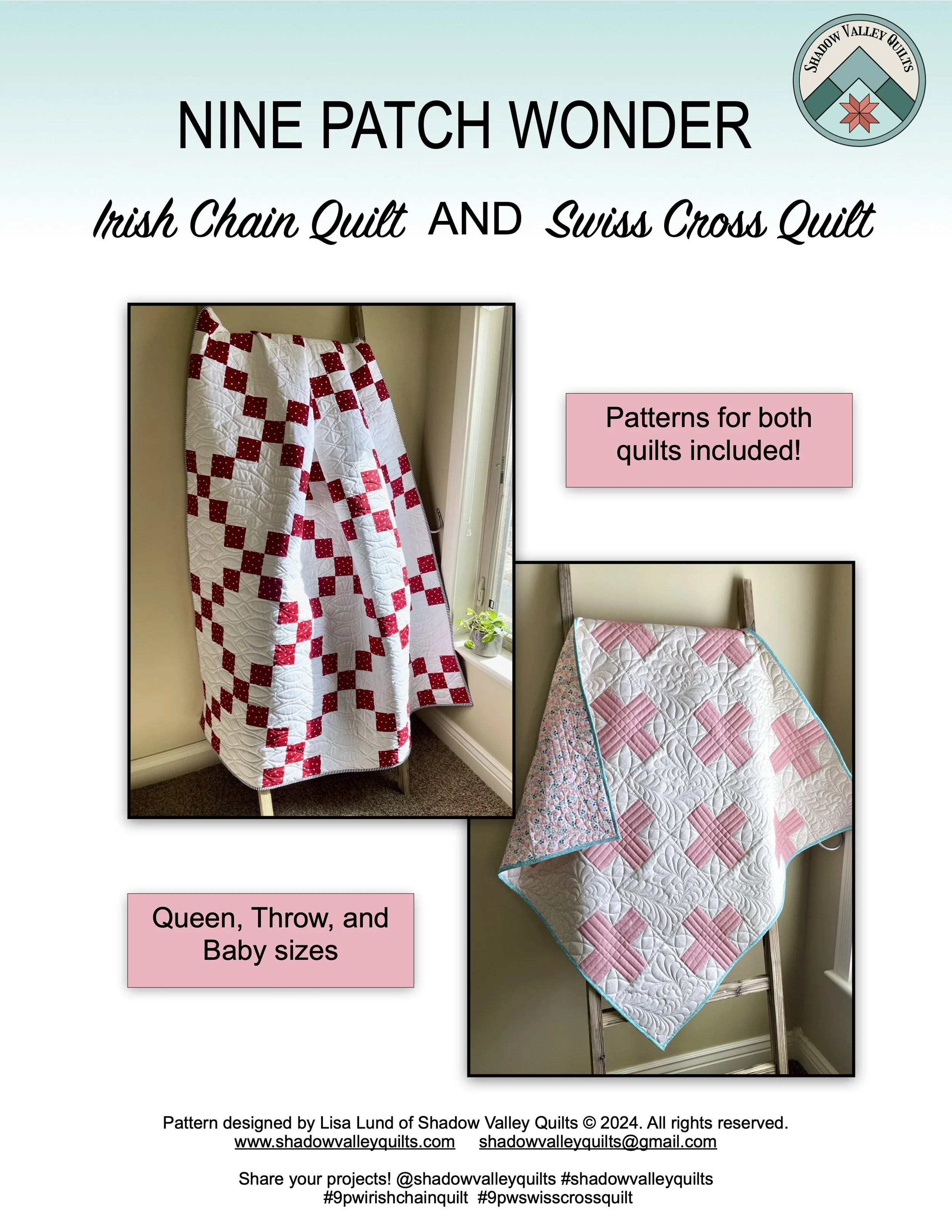 9 Patch Wonder Quilt Pattern — Shadow Valley Quilts