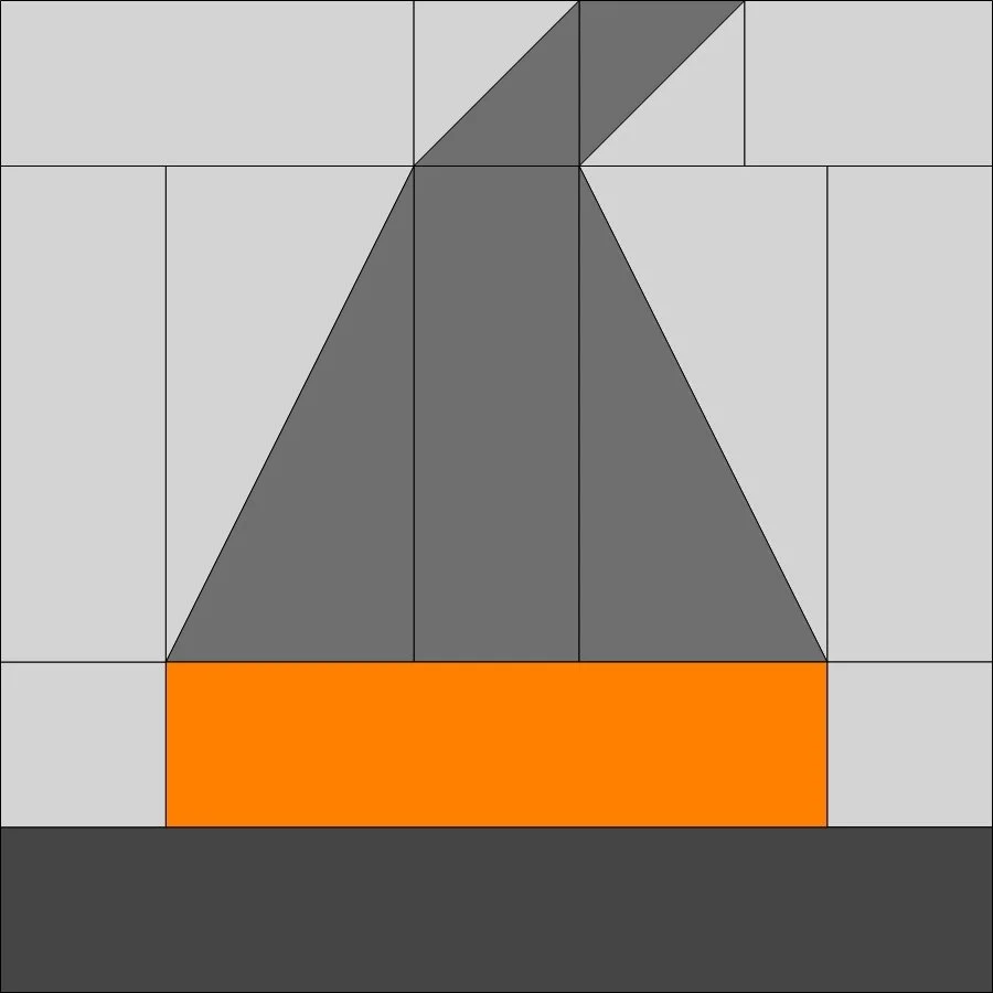 Shades of Gray Block Tour - Witch Hat