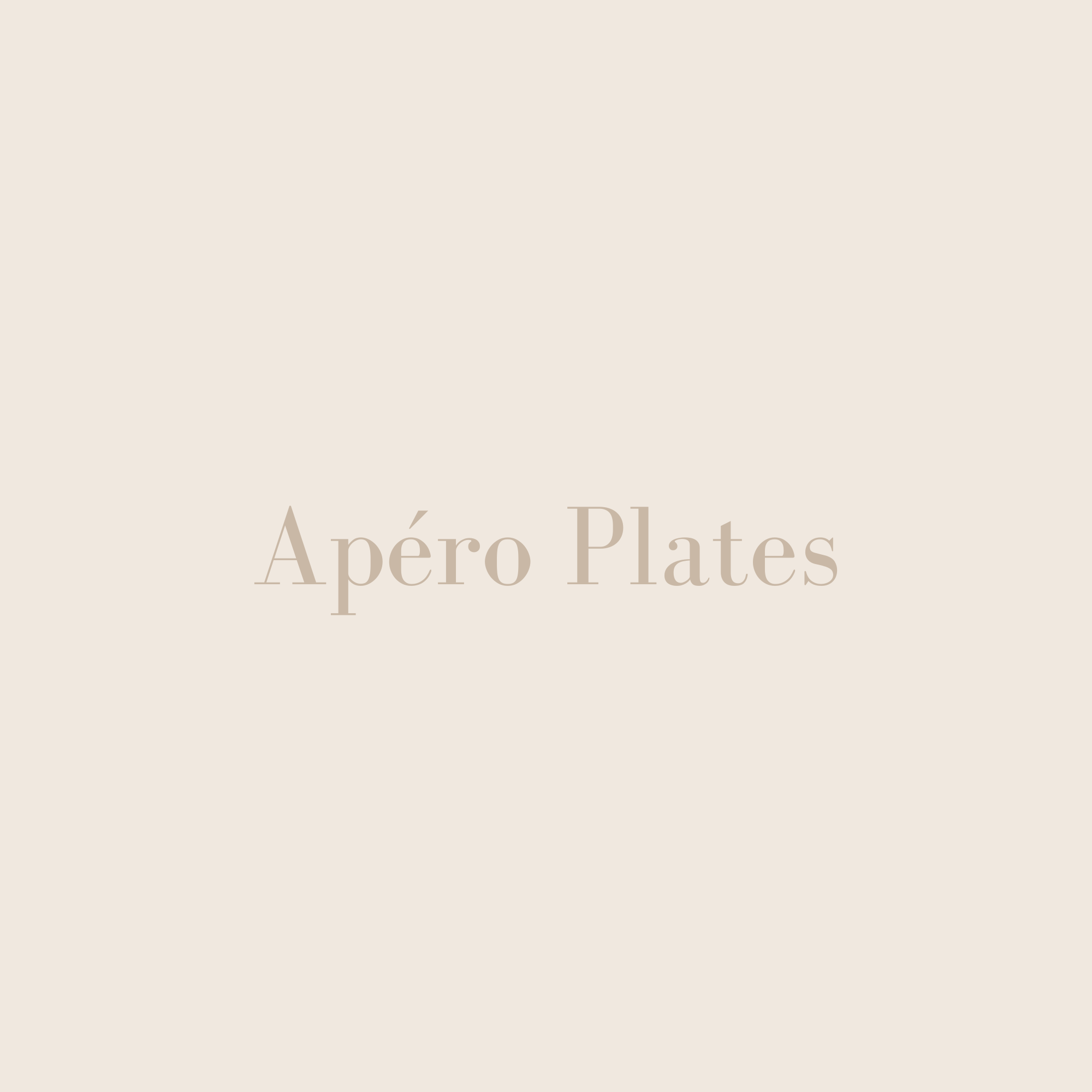 Apéro Plates
