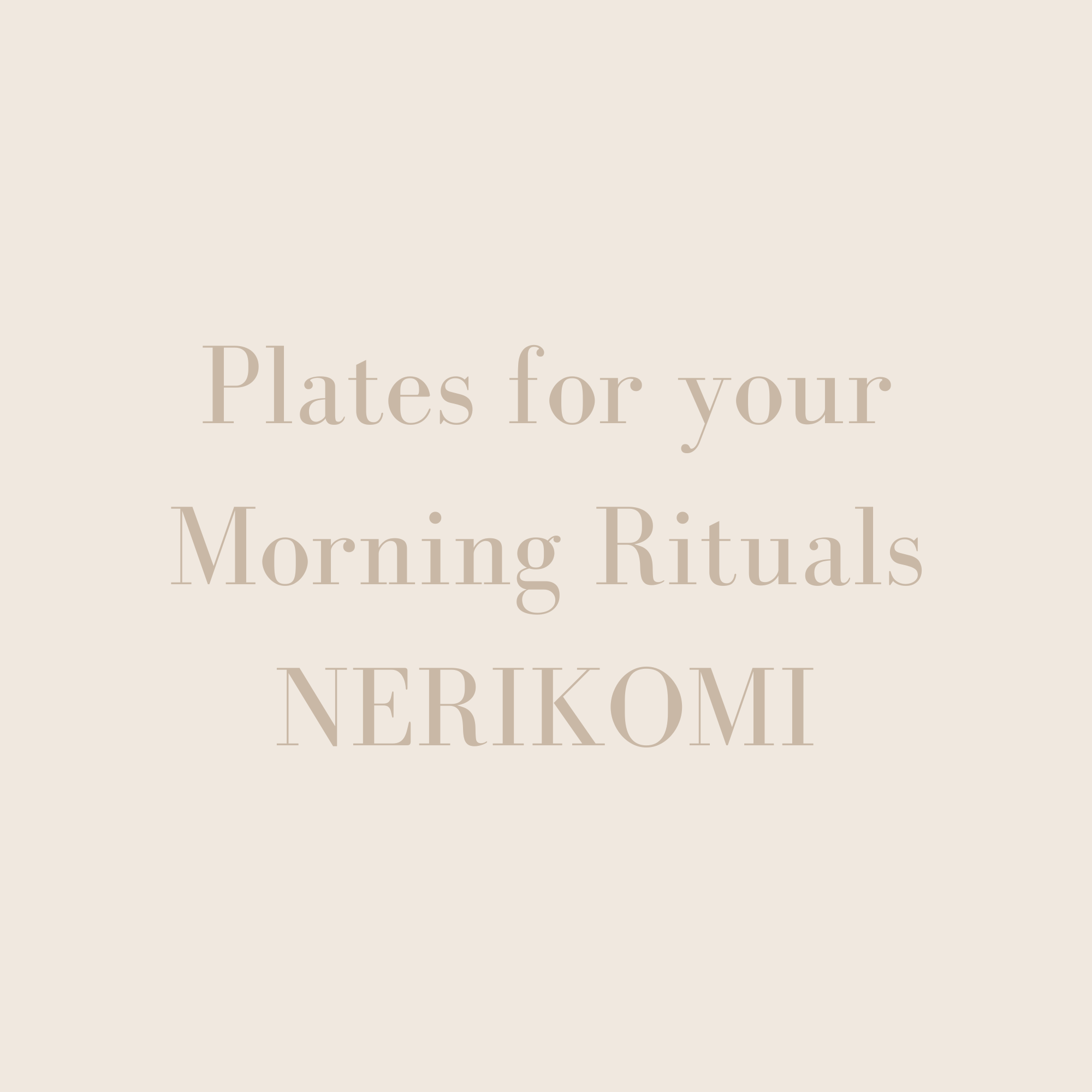 Plates for your Morning Rituals - Nerikomi Technique