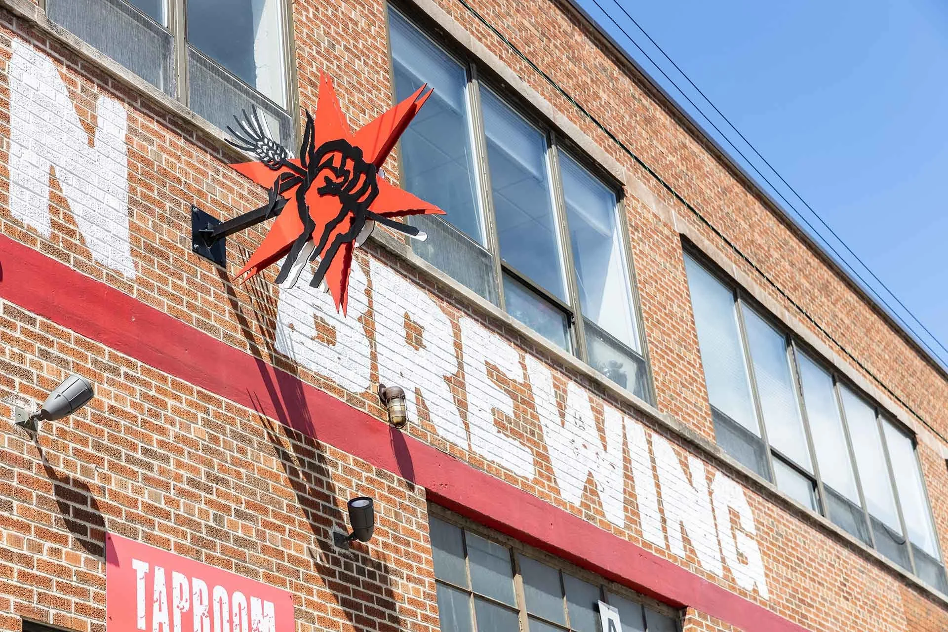 craft brewery facade