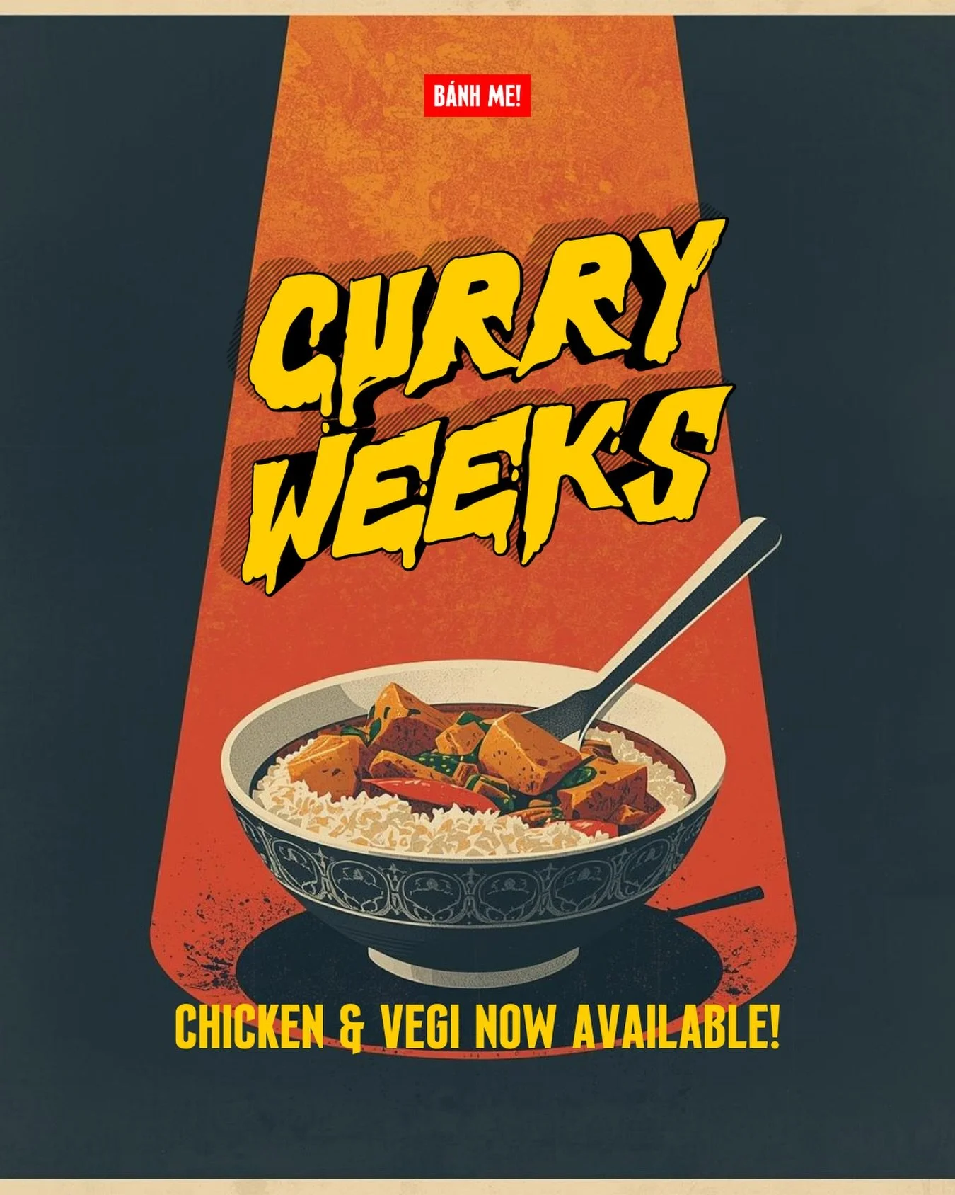 CURRY WEEKS laufen. 🍛
Hausgemachtes Curry mit Chicken oder Vegi, serviert mit Reis &ndash; warm, wohltuend und genau richtig f&uuml;r jetzt.
Nur f&uuml;r kurze Zeit. You know what to do.

❤️

#banhme #schaffhausen #streetfood #vietnamesecuisine