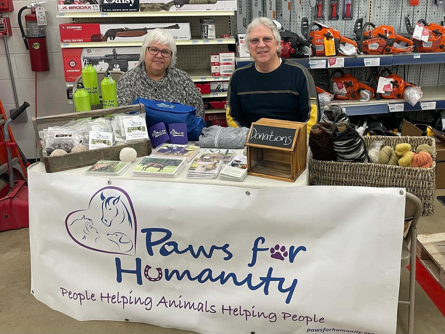 Good morning!  We&rsquo;re up at TSC in Stevensville today for their Relief for Rescues community program. The vet clinic is open so we&rsquo;re enjoying seeing all the neighborhood  pups come out!  Stop by and say hi!  #Animaltherapy  #Animalsanctua