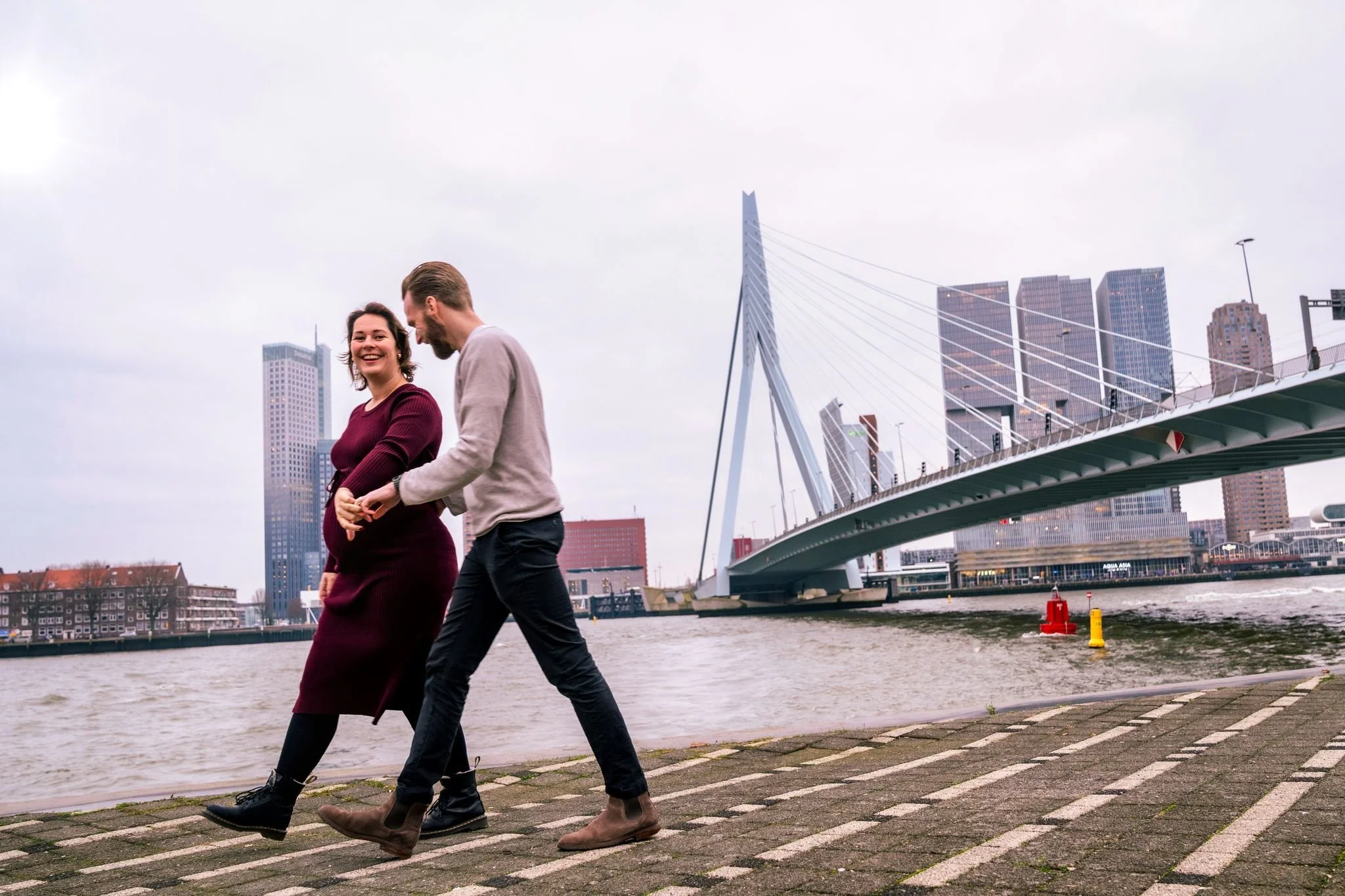 Stadsportret in Rotterdam