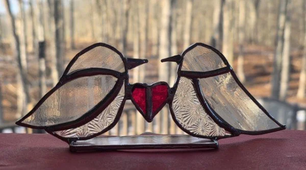Love Birds Stained Glass (Feb 5)