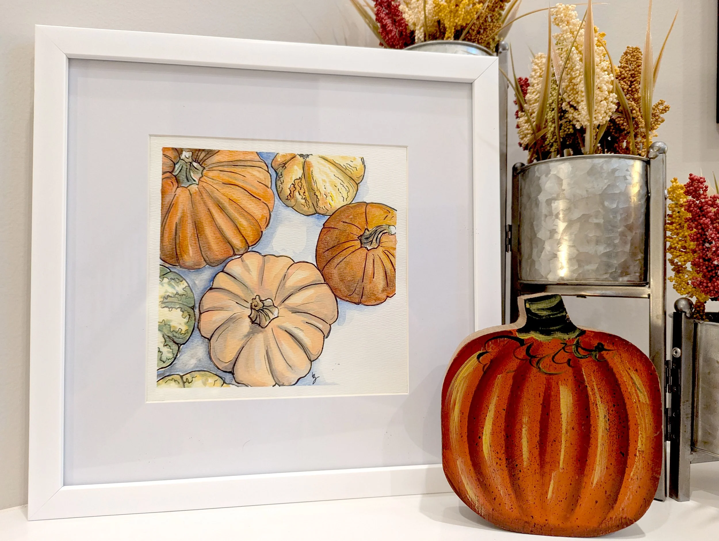 Pumpkins-Watercolor-Framed.jpg