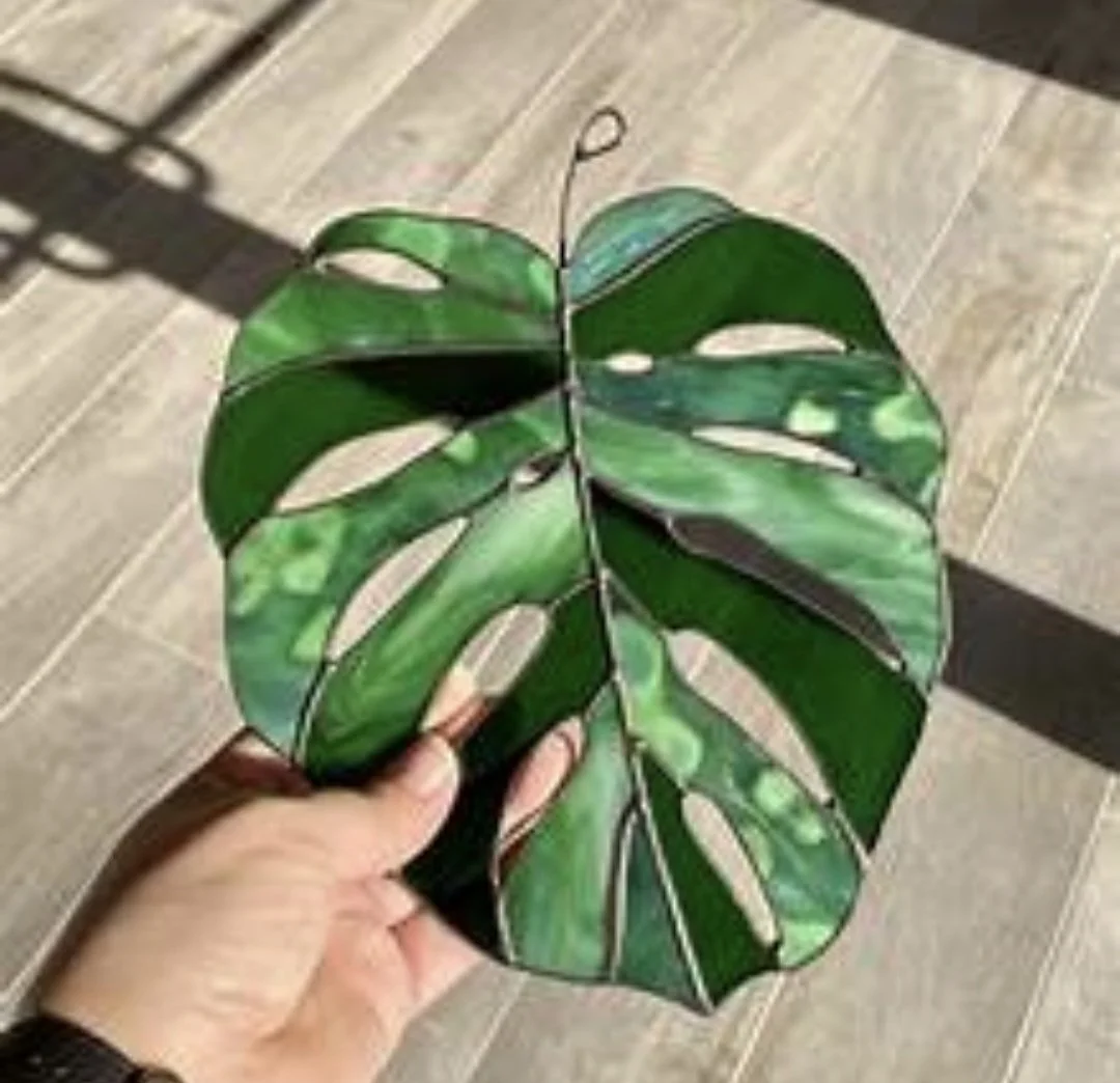 Stained Glass Monstera Leaf (May 20)