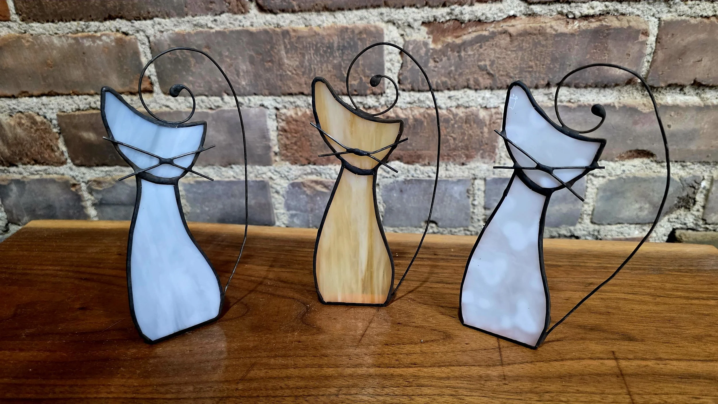Stained Glass Cat Trio (Aug 17)