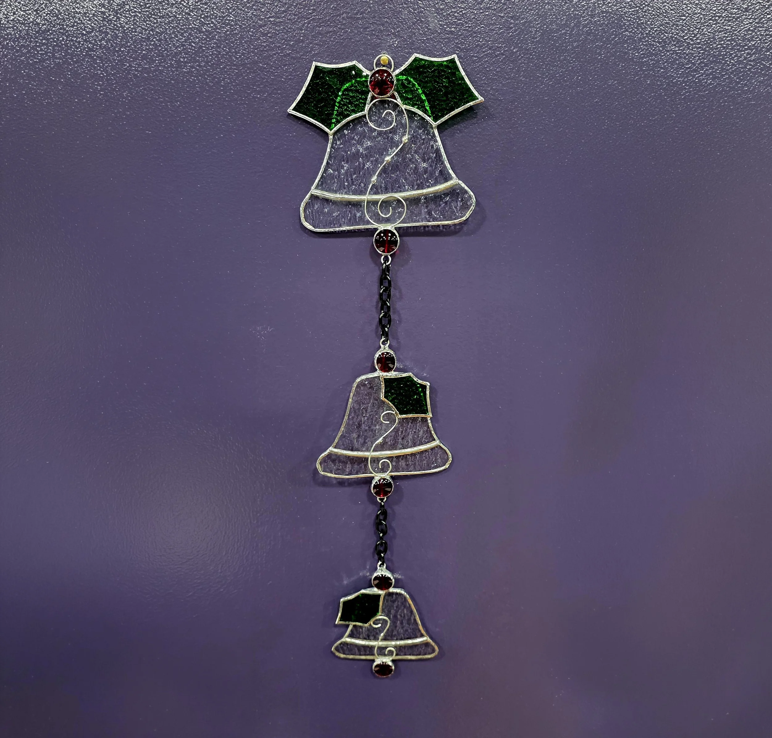 Stained Glass Bell Trio Chain (Nov 6)