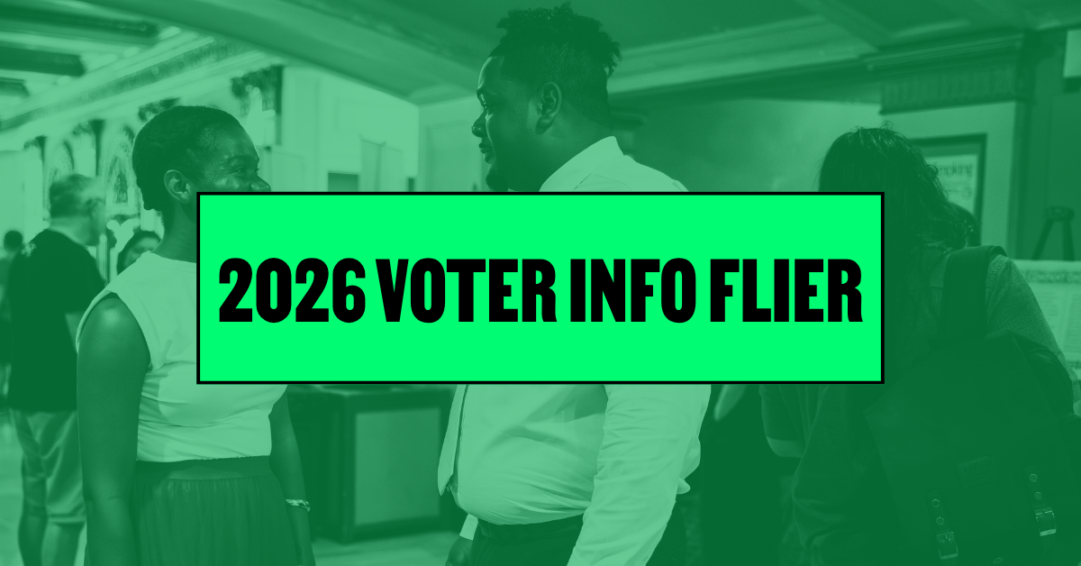 2026 Voter Info Flier