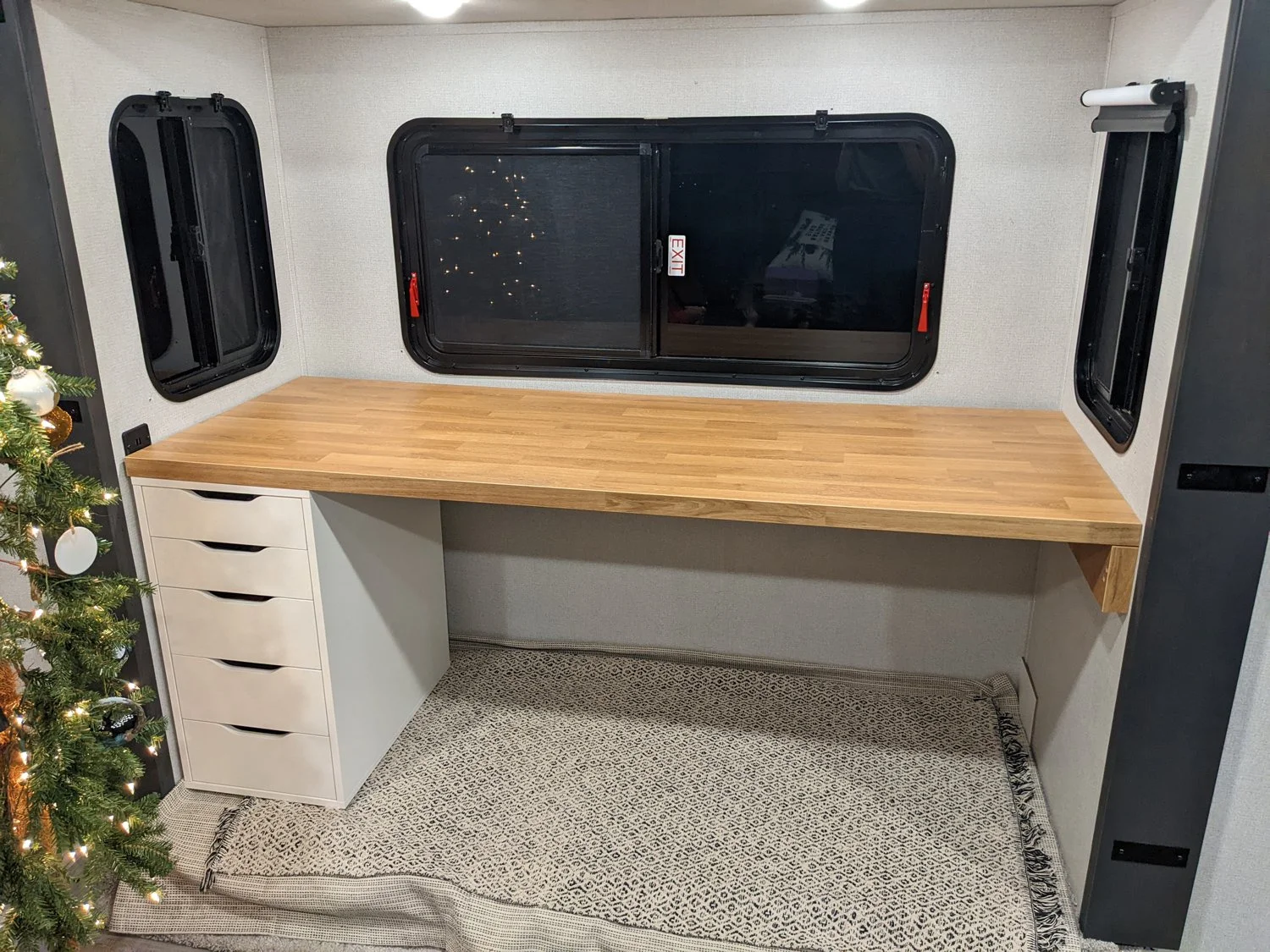 RV Office Space Remodel for Two Adults — This Creative RV