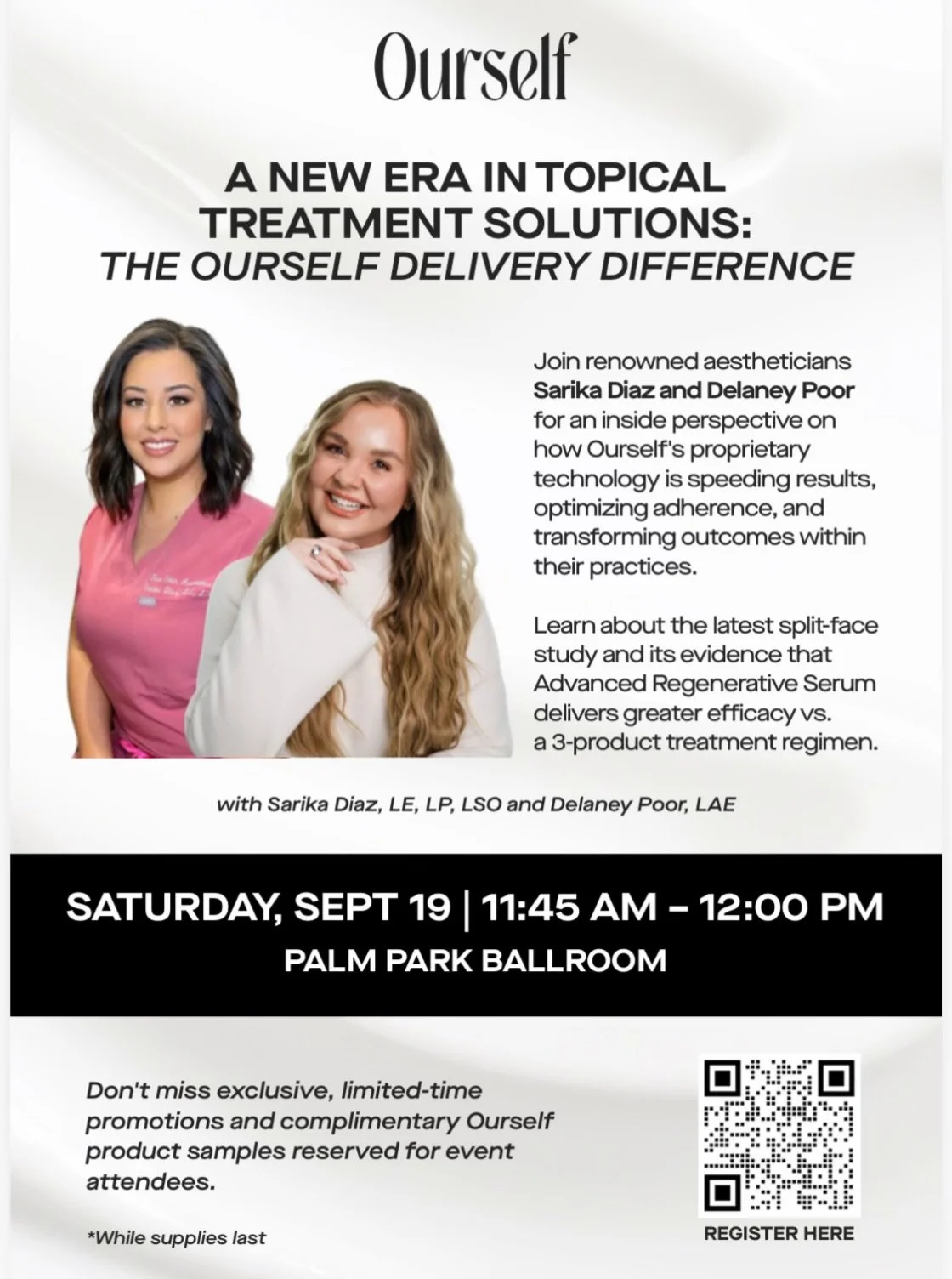 Esty besties are taking the stage! 👯&zwj;♀️✨

I&rsquo;m so excited to be presenting alongside my sweet friend and fellow aesthetician @skinbydelaneydanielle at the @scienceofskinsummit with @ourselfskin ! 🤍

We&rsquo;ll be diving into A New Era in 
