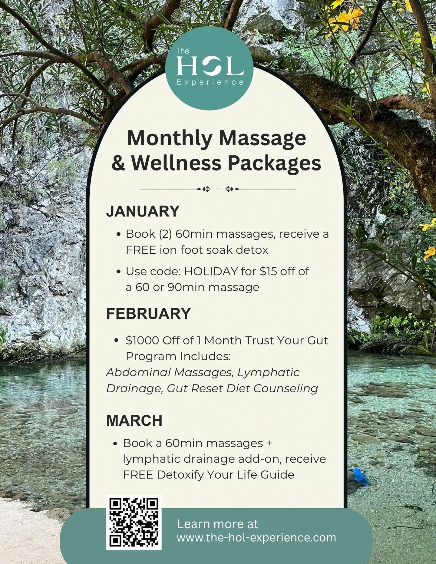 The deals aren&rsquo;t over yet! Each month there will be new  specials offered from my loving hands and support to your holistic body. Make sure to check in each month and join me in my sweet studio above Sunnyside Market. I look forward to serving 