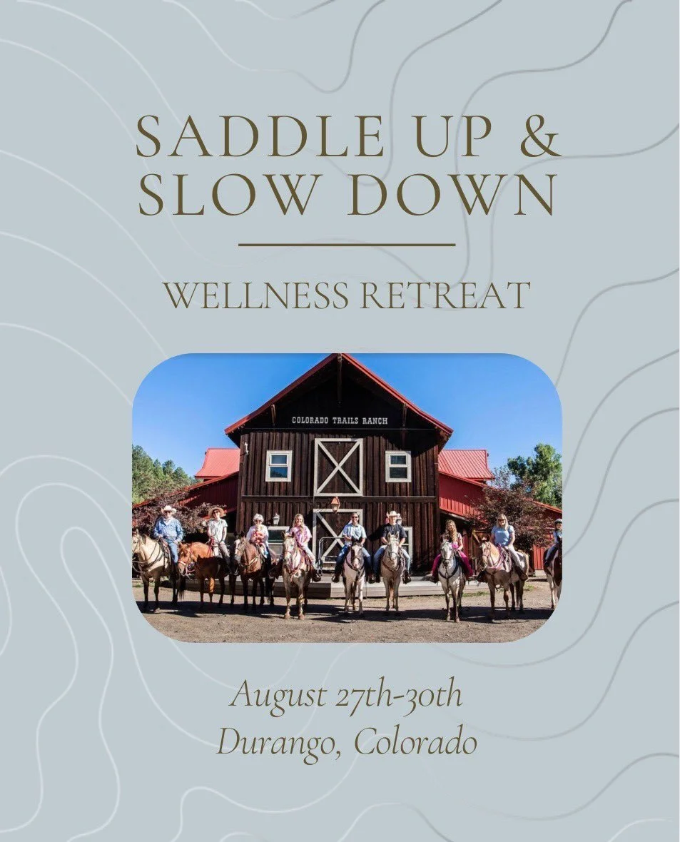 ✨A retreat offering close to home! I&rsquo;ve partnered up with @northmainyoga and @coloradotrailsranch to curate the sweetest weekend wellness retreat here in Durango, Colorado! Join us to Saddle Up &amp; Slow Down ✨

At Colorado Trails Ranch, the d