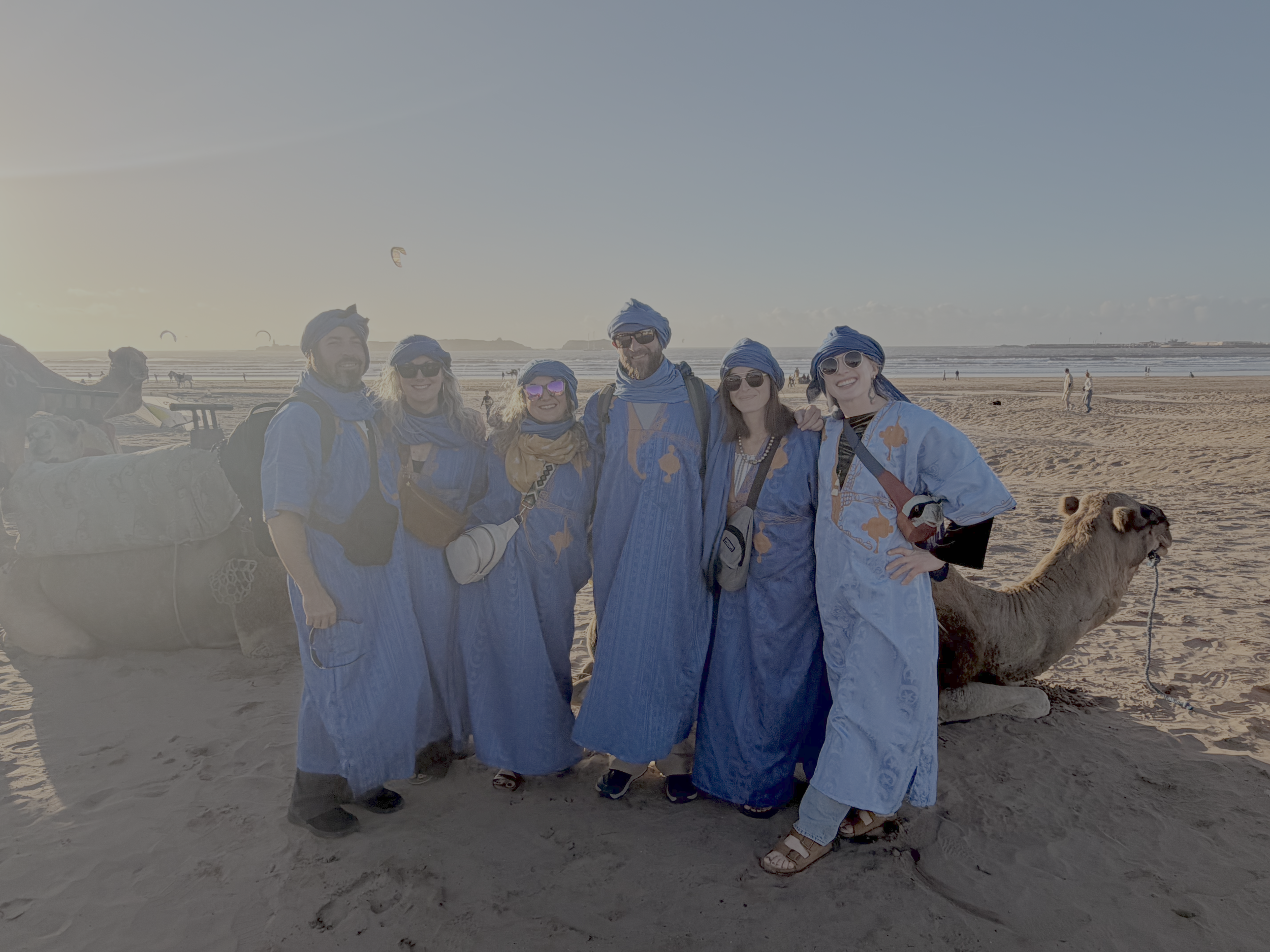 camel rides on the beach