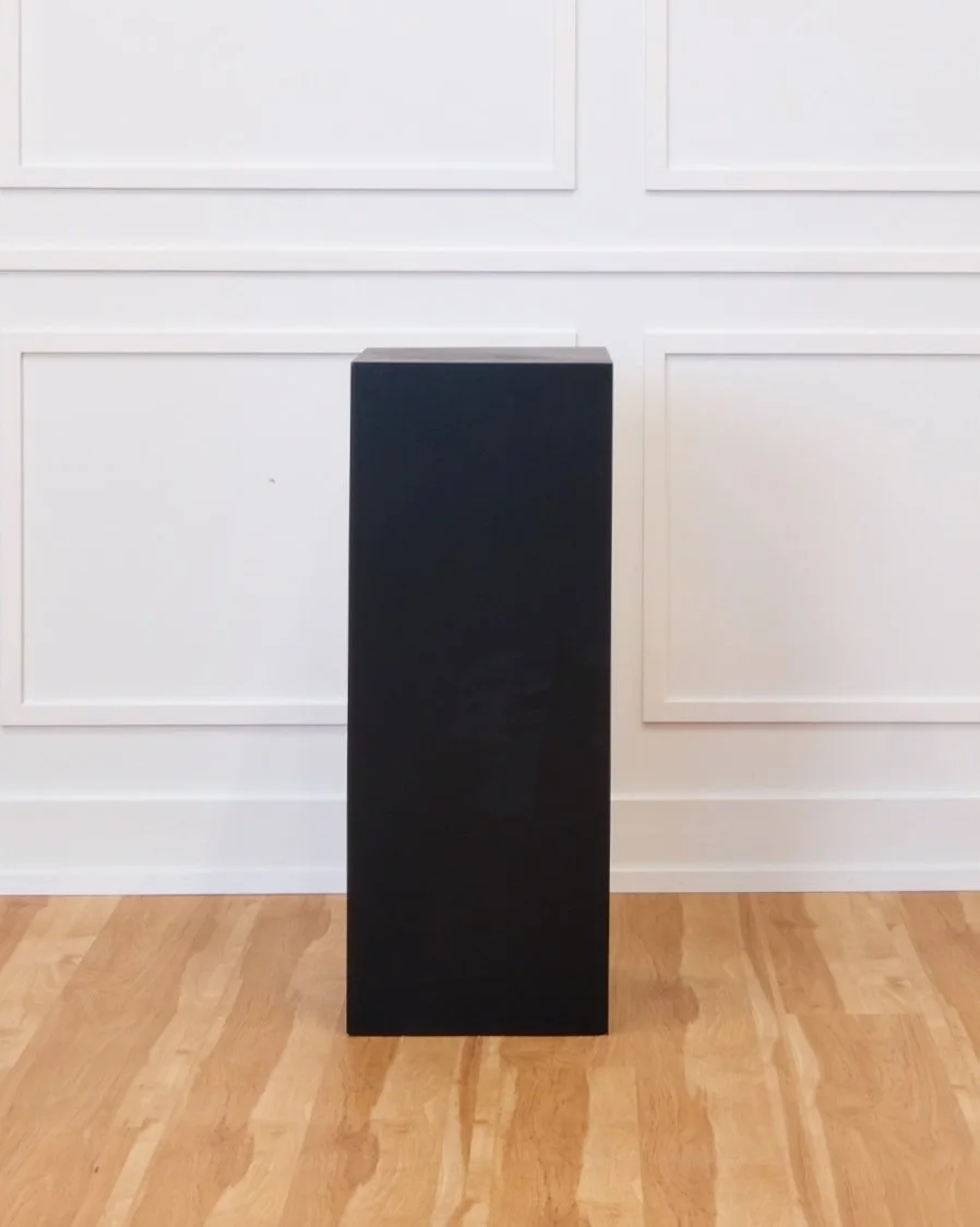 Black Square Plinth