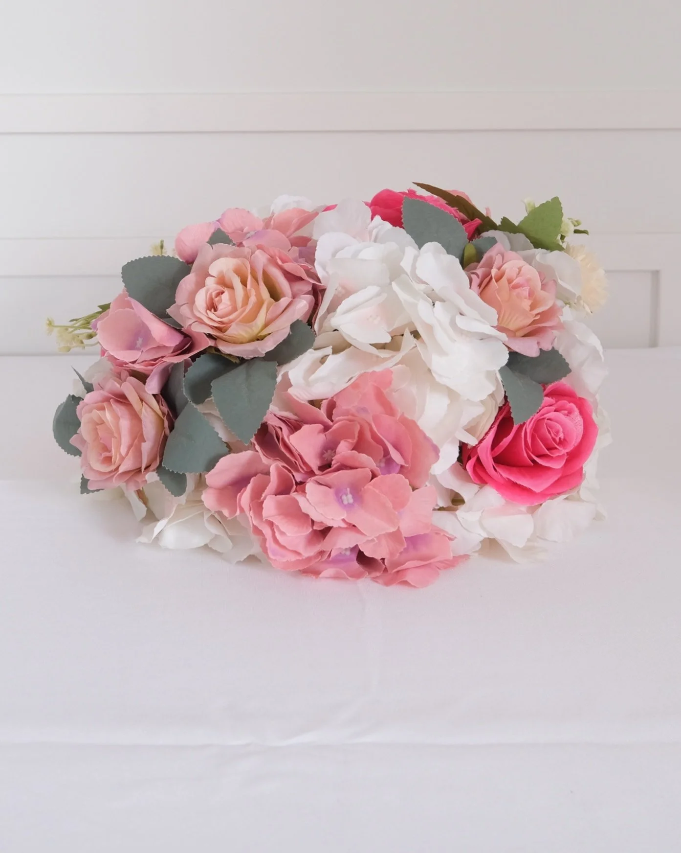 Vibrant Pink and White