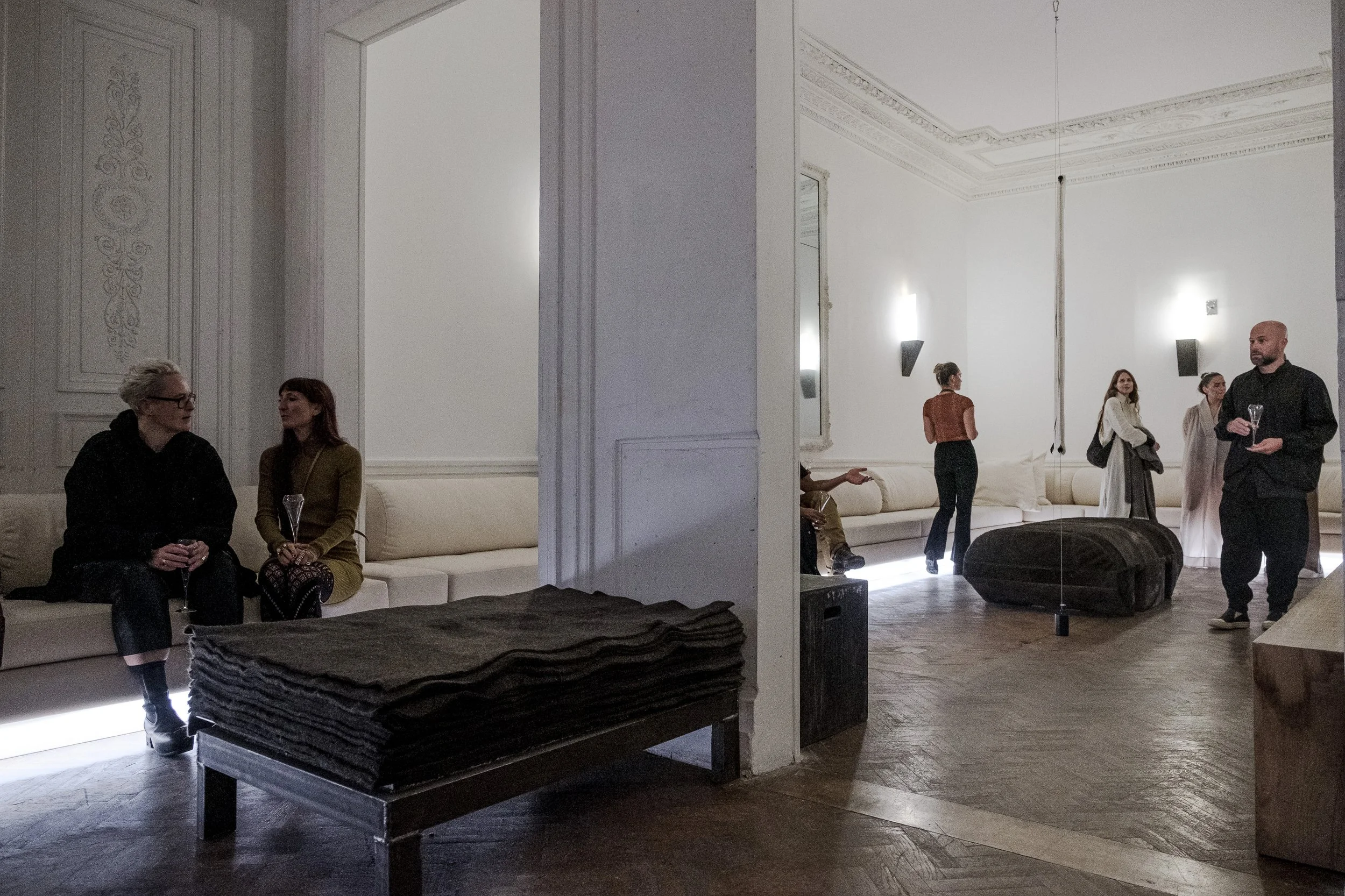 scarlett rouge & studio rö at rick owens headquarter paris