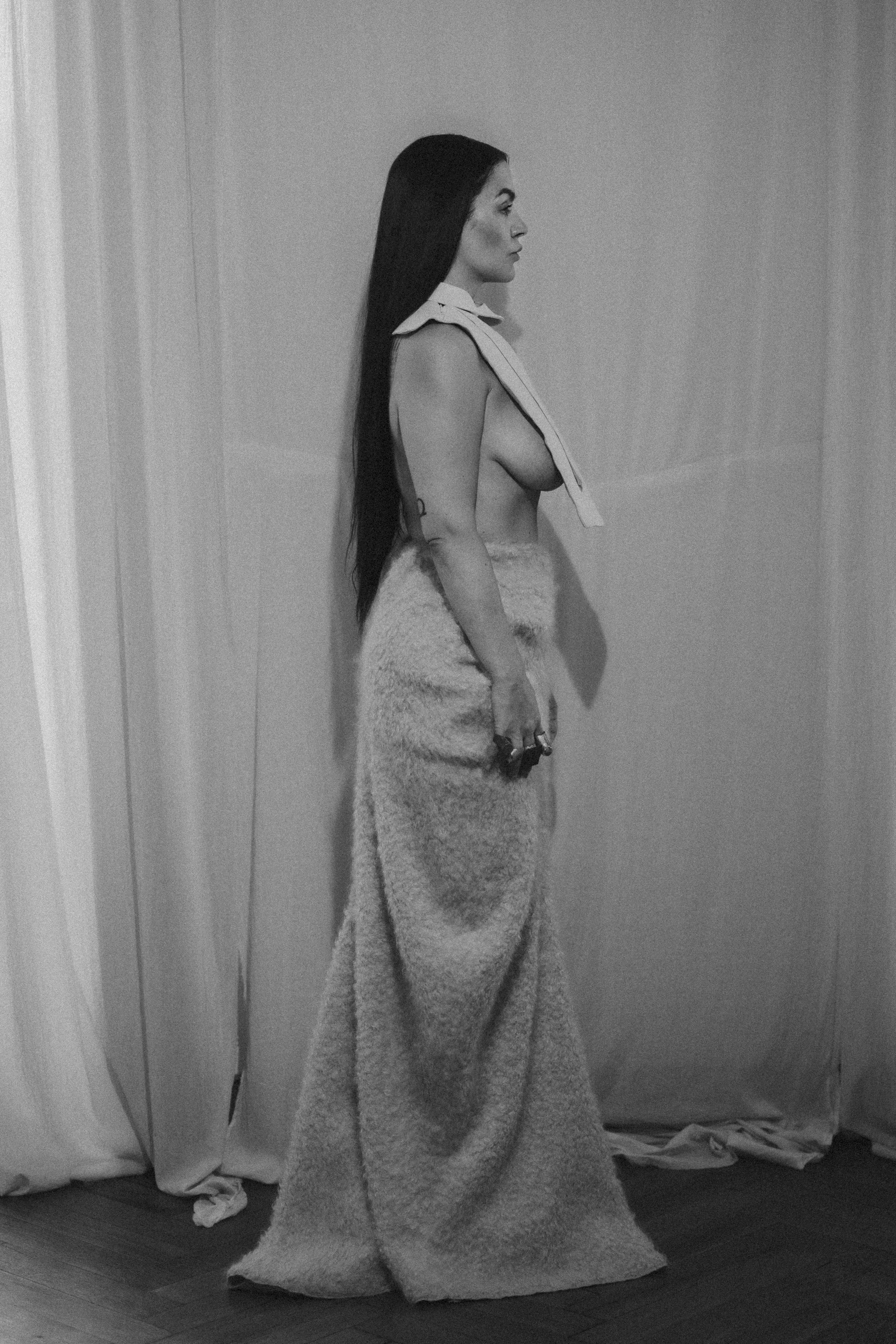 christelle caffarelli founder studio rö wearing omer asim