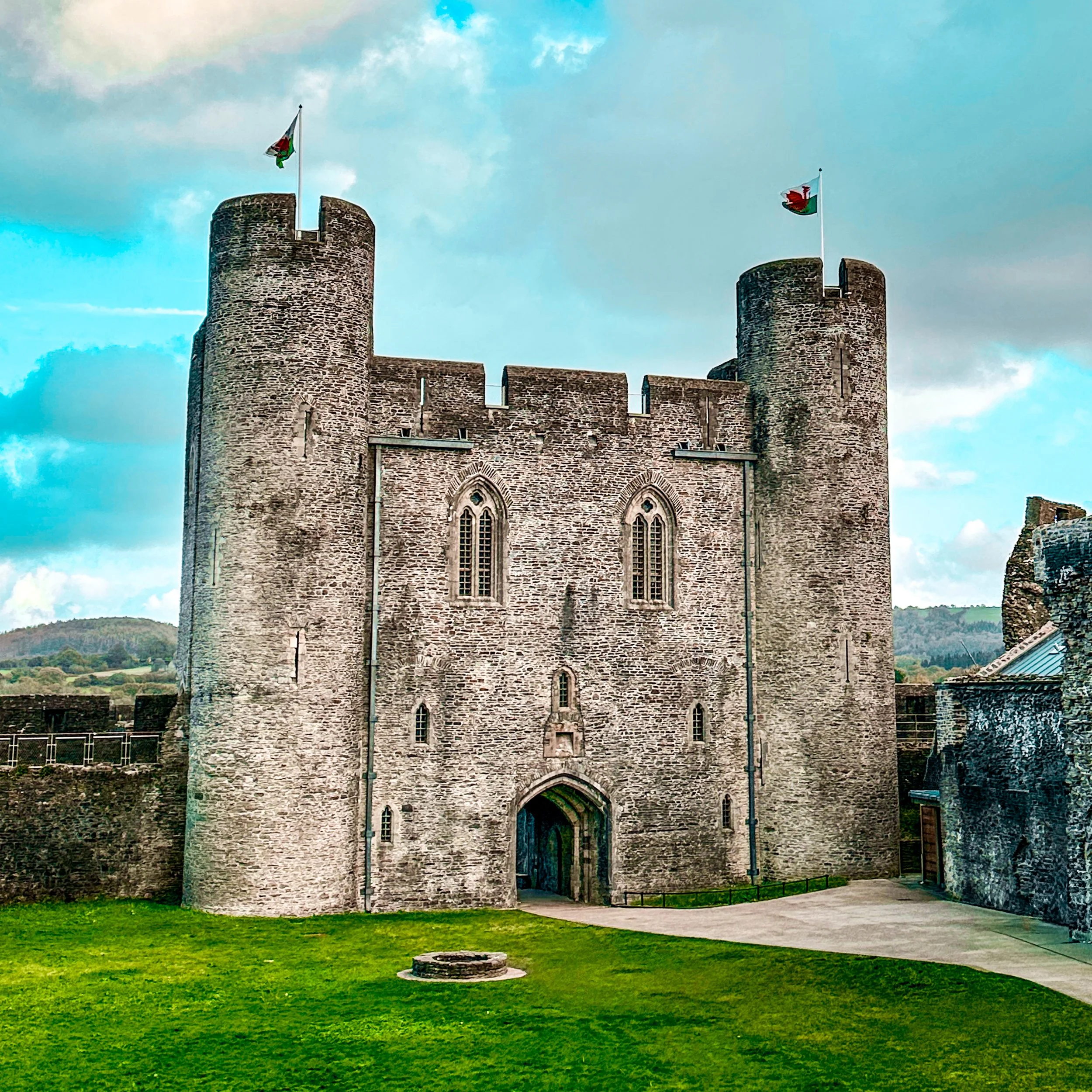 Caerphilly Castle, Wales