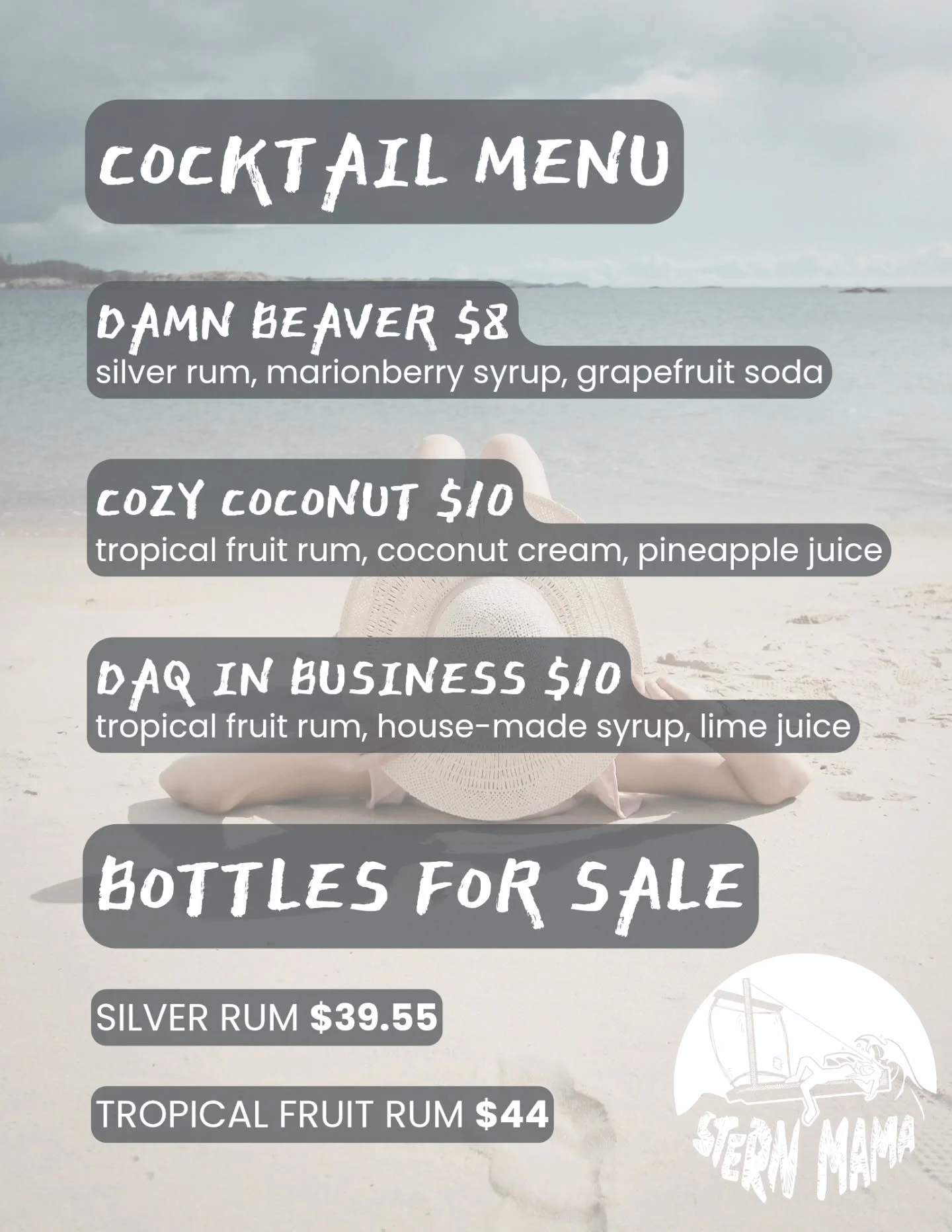 Hoppy Island Nights is this Thursday, 1/15, 5pm - 8pm at @arablebrewingcompany! We're trying out a play on a classic daquiri with Stern Mama Tropical Fruit Rum, so come by and give it a try.

Don't forget to wear your best hat for National Hat Day. S