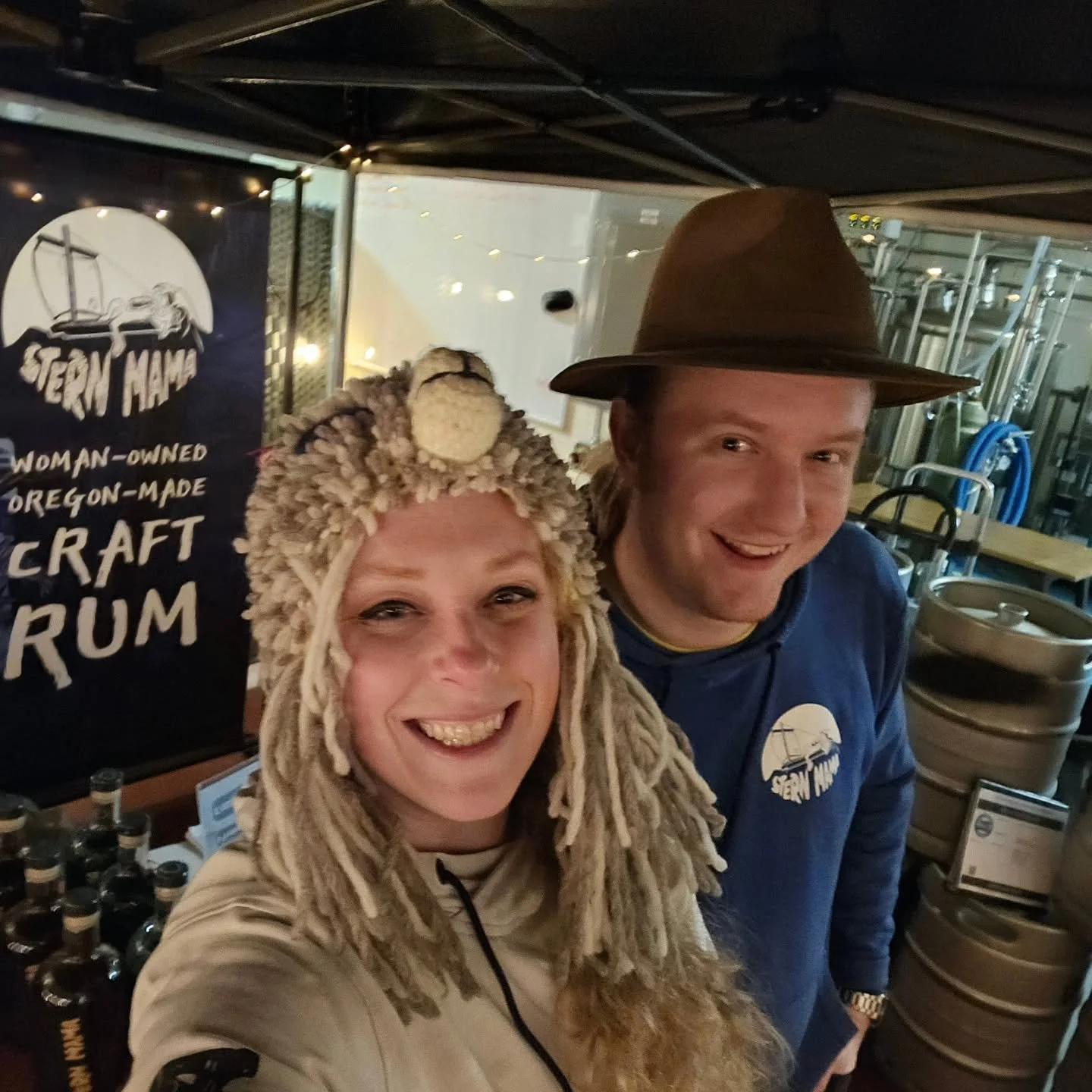 Thanks to everyone who stopped by to try Stern Mama rum last night, and congrats to @chaddy_paddy for winning the first Stern Mama beanie 🥳 

The beanie is part of a new round of merch scheduled for release in a couple weeks and will feature art fro