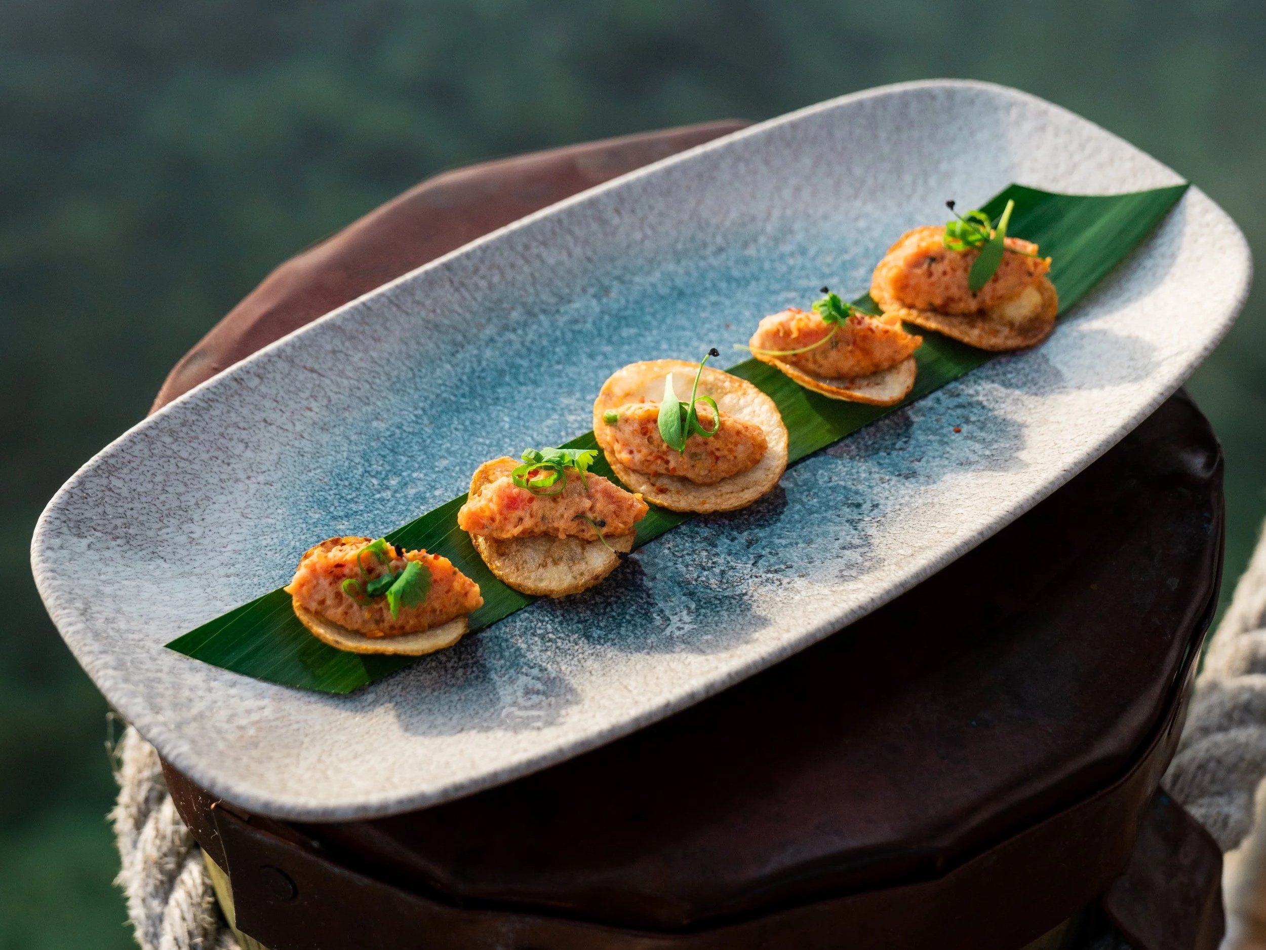 Spicy Tuna Tartare | Passed Hors D'oeuvres | Photo by Lost Media Photography