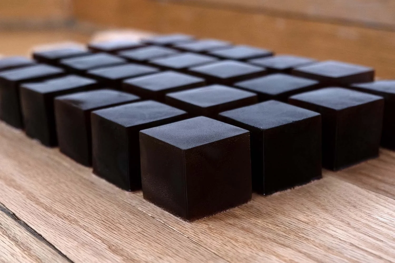 Borsch, 2025. Wood and bioplastic, 38 x 4 ⅜  x  20 in (96.5 x  11 x 51.9 cm)