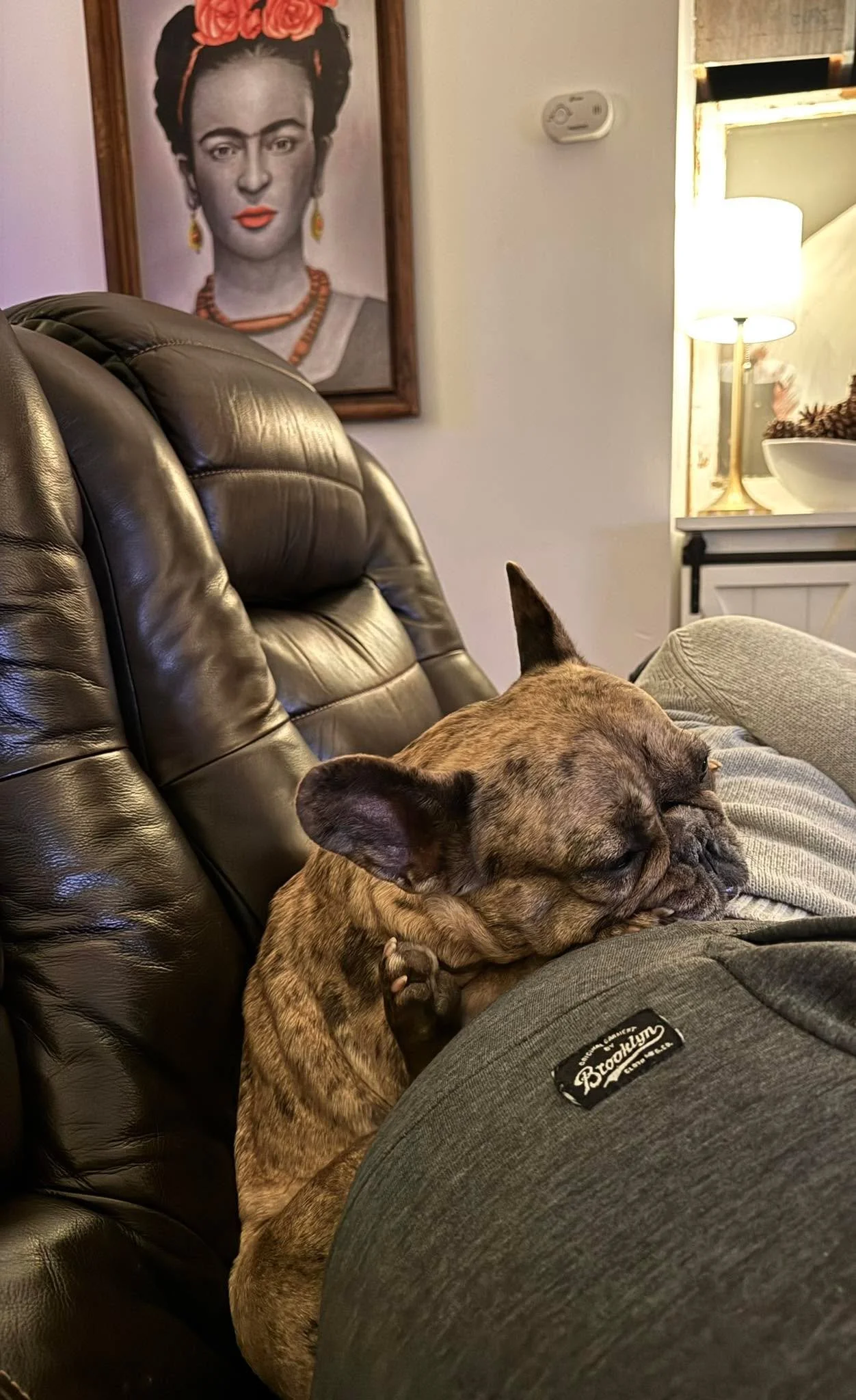 My two Valentines 😍 both dead asleep