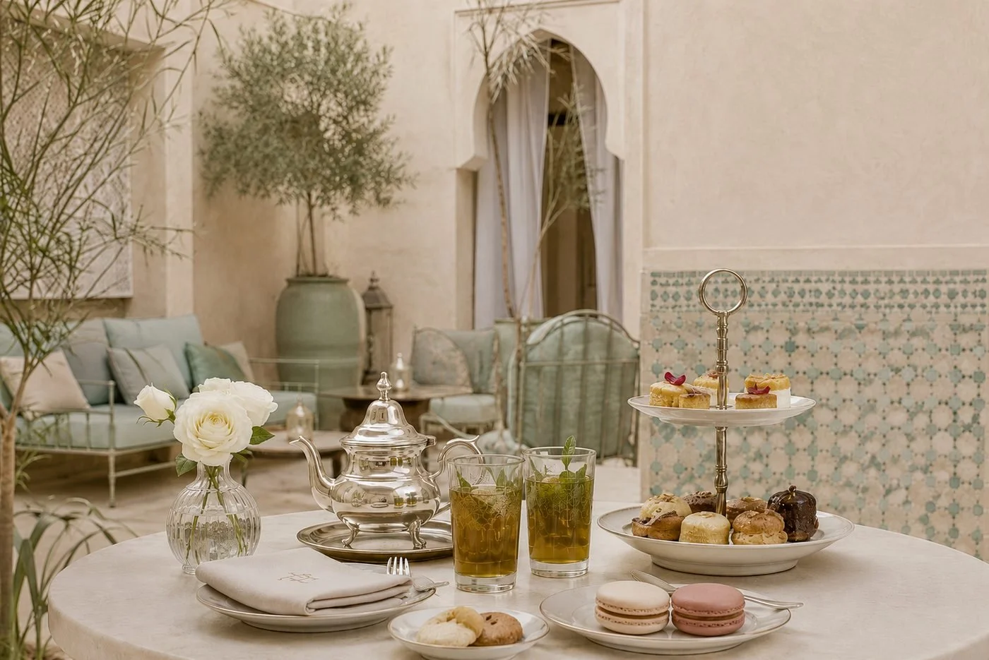 Marrakech Rooftop Tea 10 Tea Experiences Around the World | Luxury Tea Travel — Rosie Loves Tea