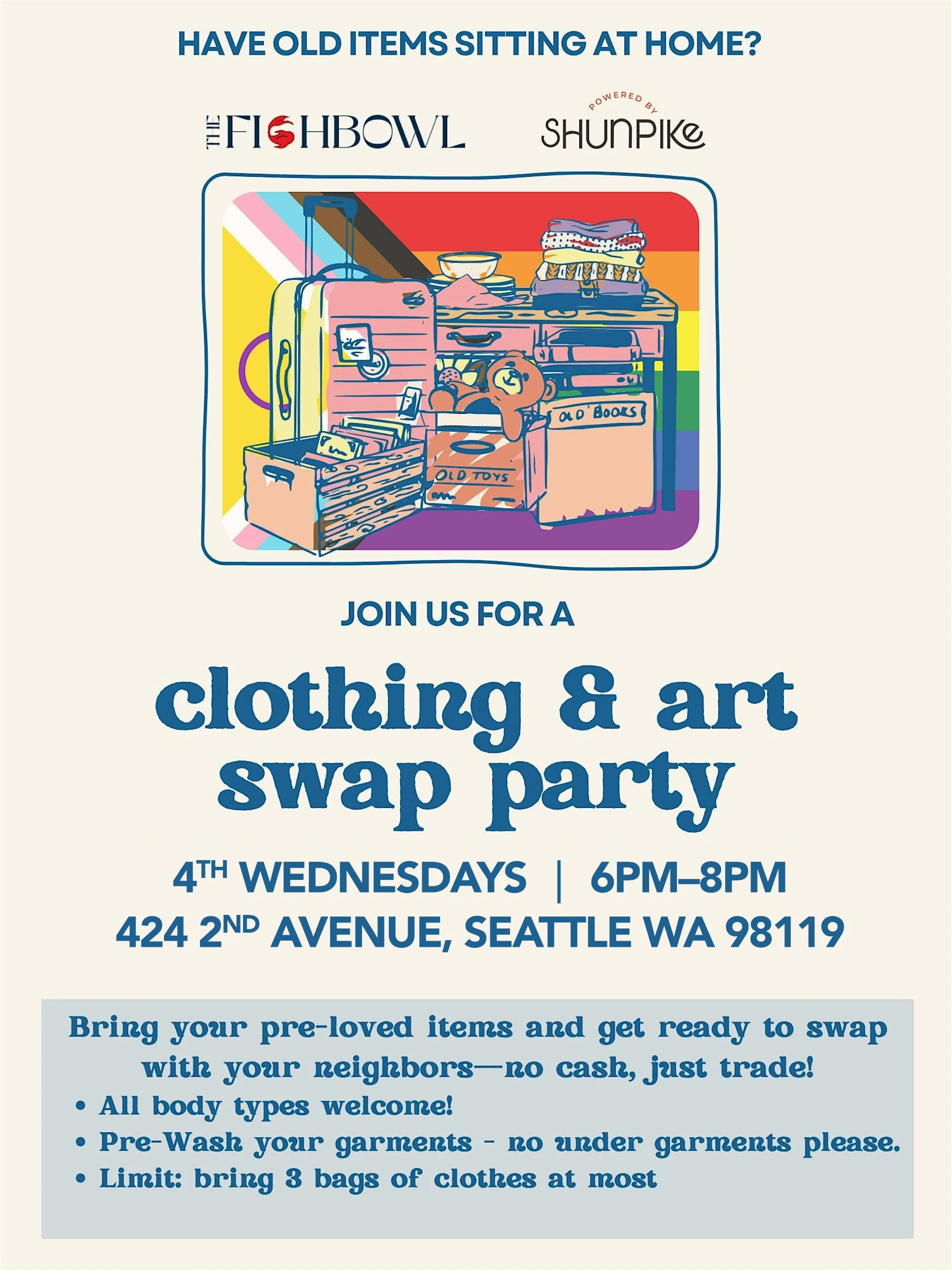 Clothing & Art Swap Party