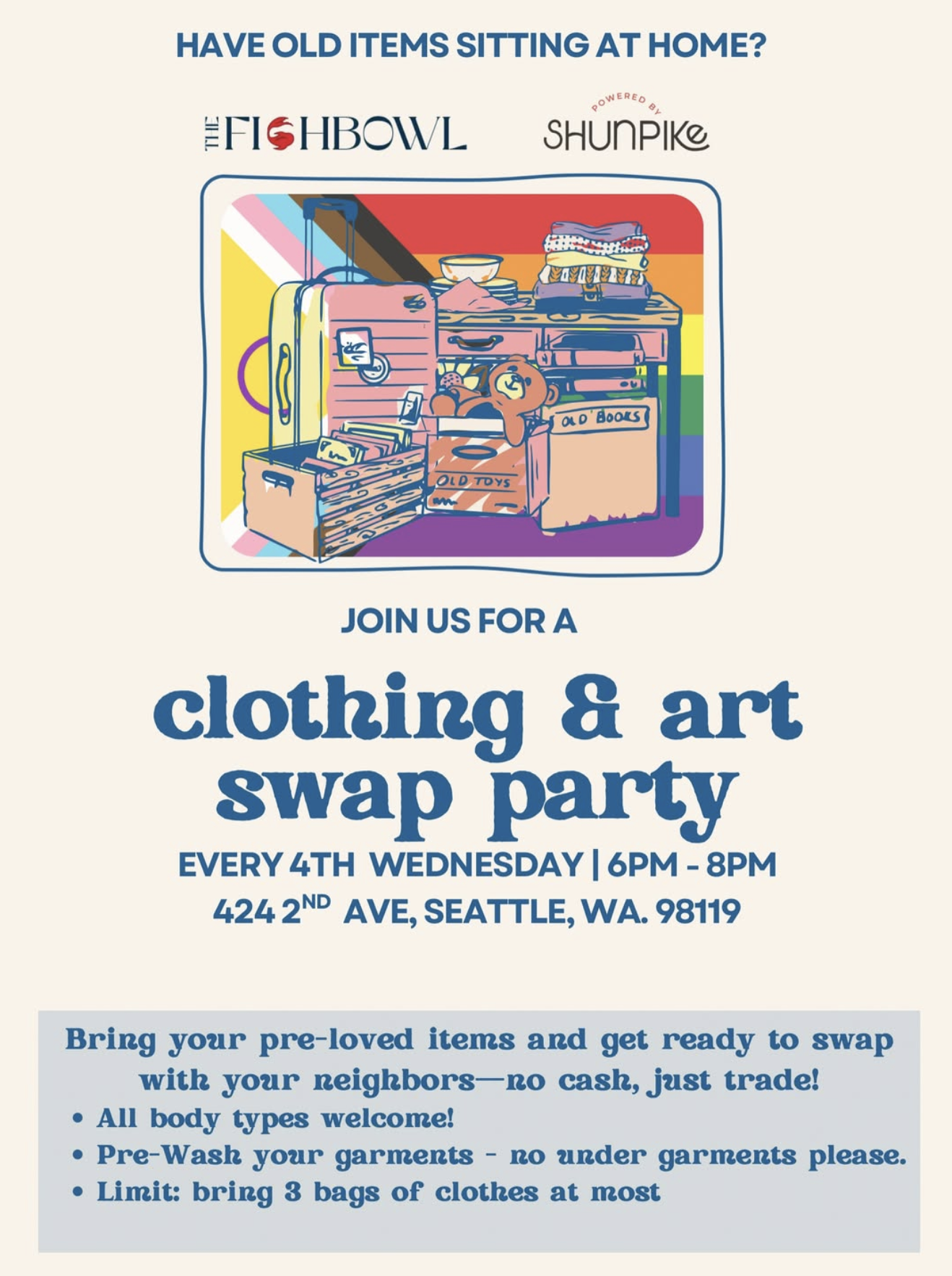 Clothing & Art Supply Swap