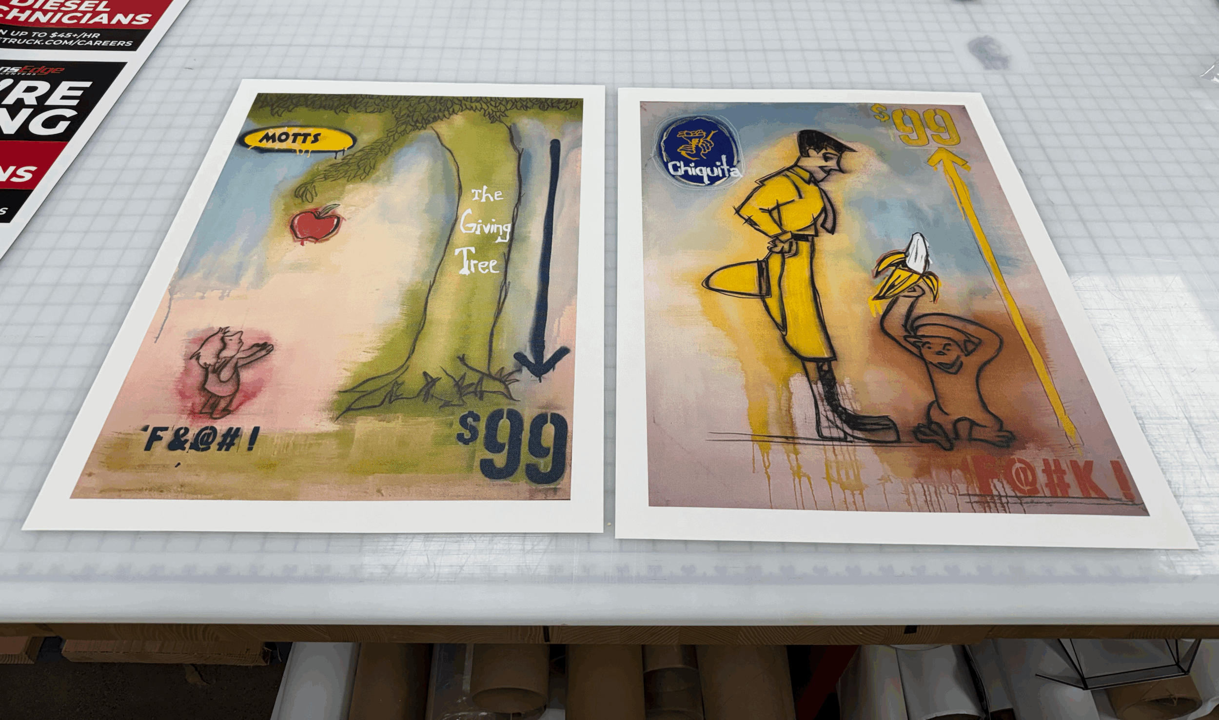 Giving Tree & Curious George Prints (Pre-Order)