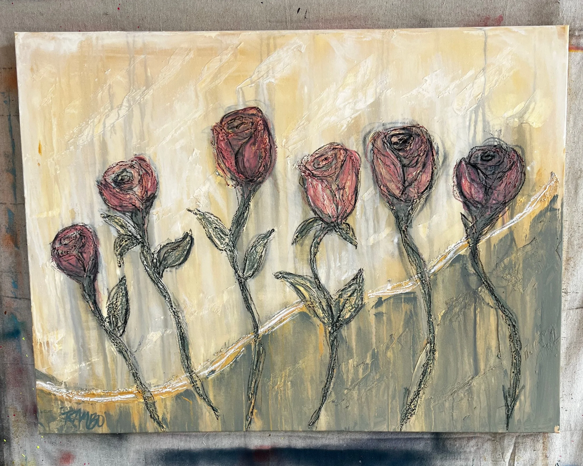 Commission Textured Roses .jpg
