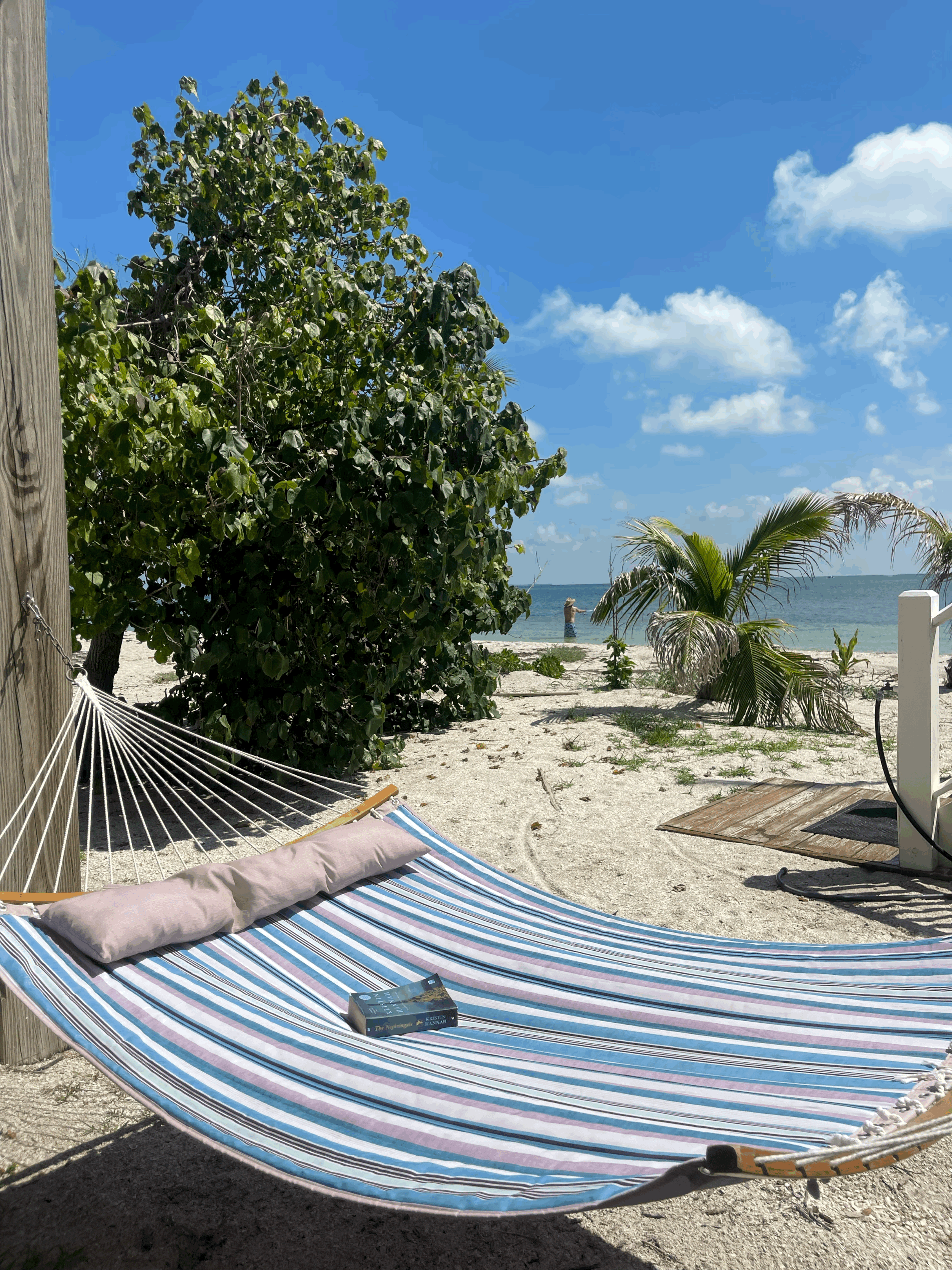 Sunbathing in North Captiva