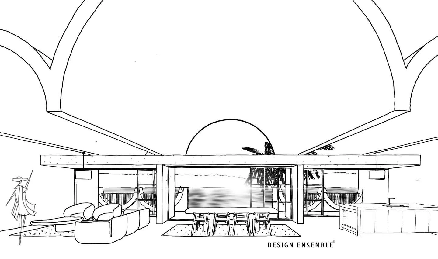 &ldquo;Sandbar&rdquo; hand sketch - Concept