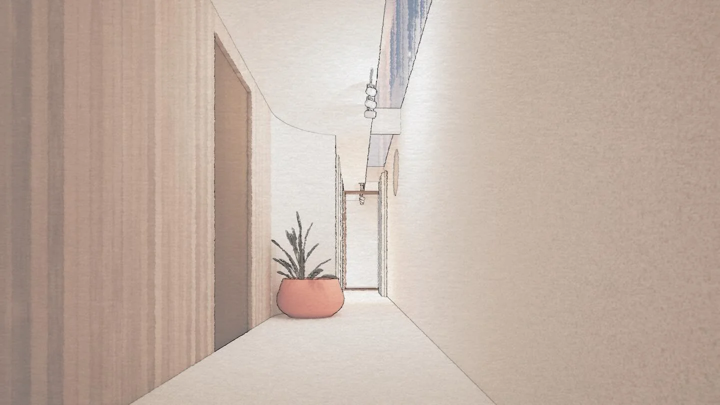 &ldquo;Barra Bay&rdquo; art gallery (trying my hand at water colour + hand sketch drawing).