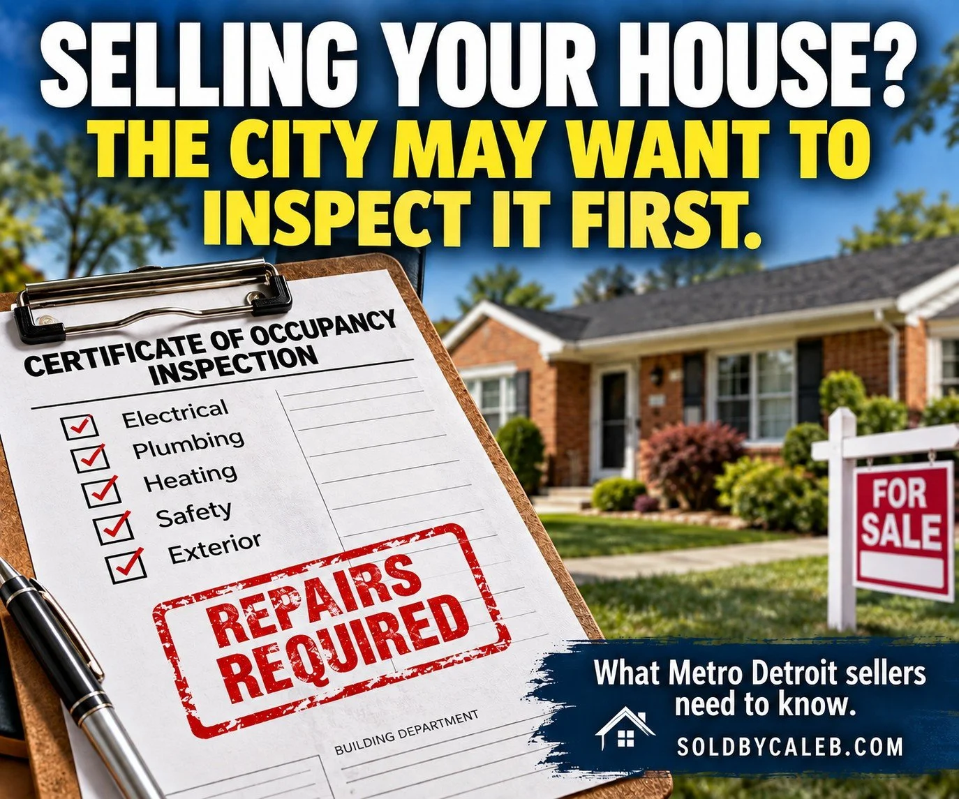 Do You Need a Certificate of Occupancy Inspection to Sell Your Michigan Home?