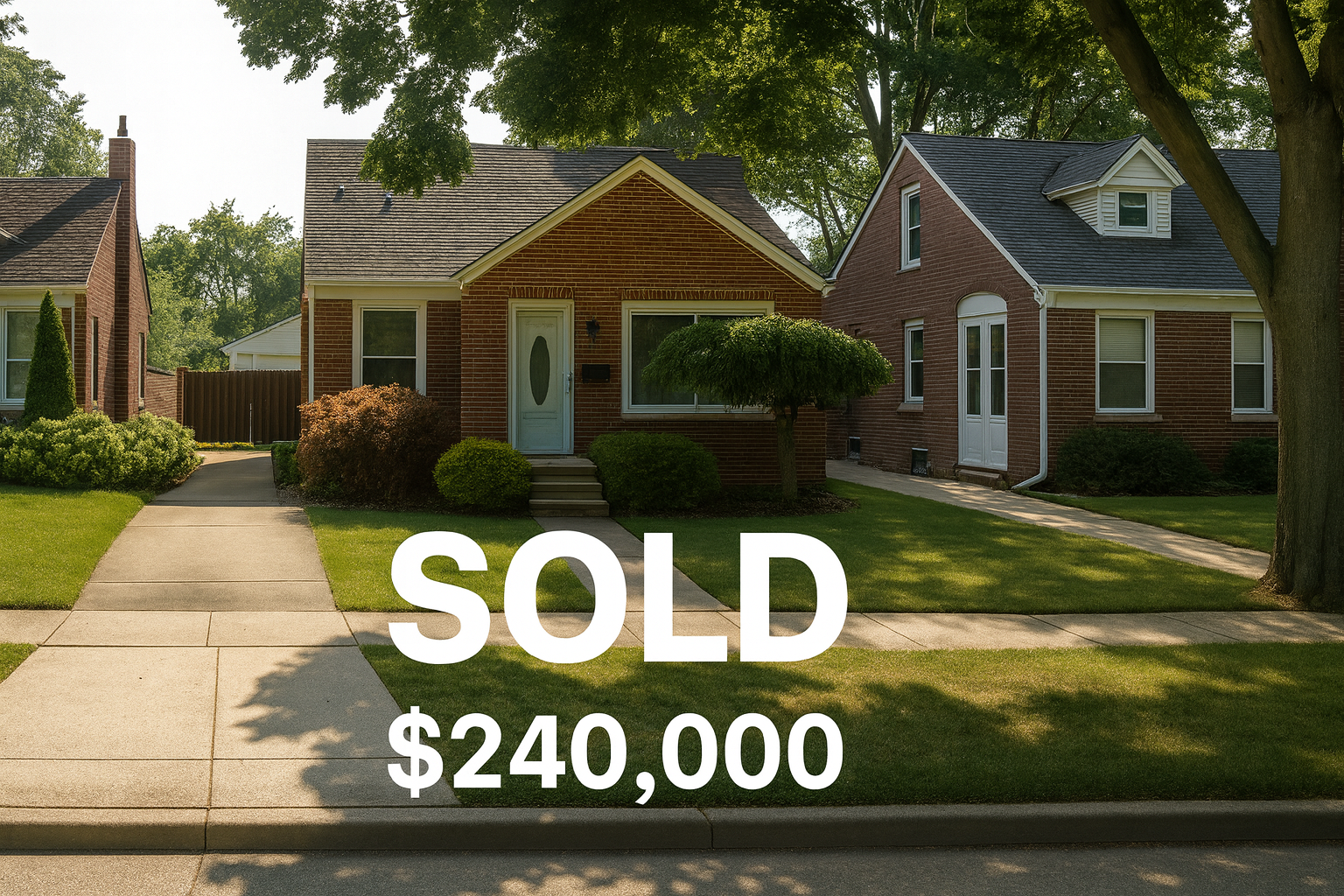 Allen Park Real Estate Update: Robinson Gardens Sub Home Sold for $240,000