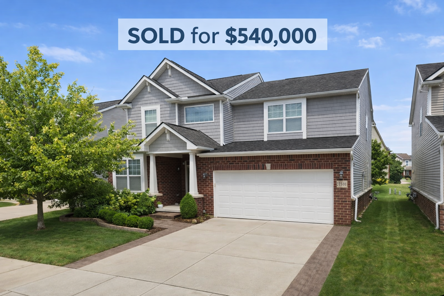 Novi Real Estate Update: Knightsbridge Gate Home Sold for $540,000