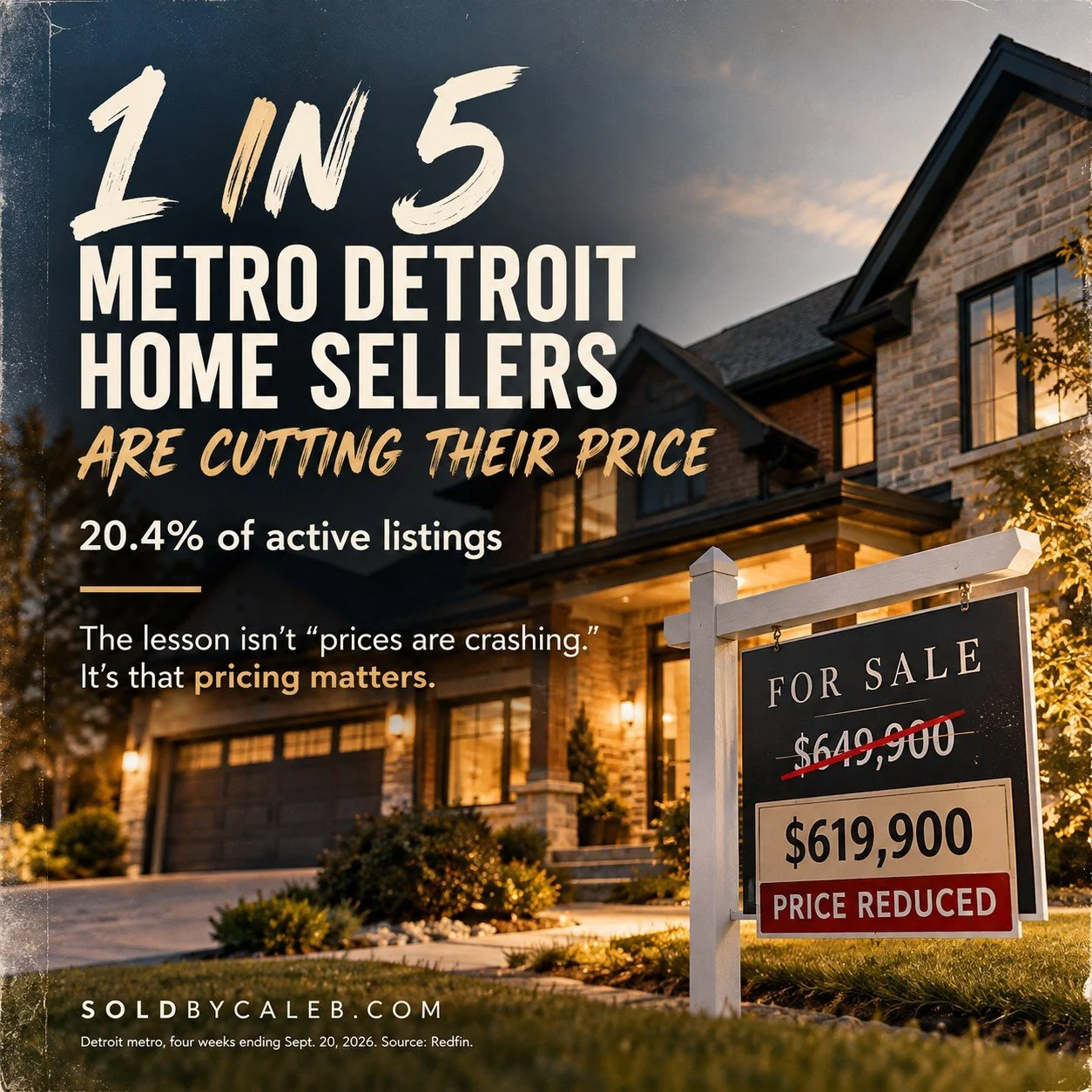 1 in 5 Metro Detroit Home Sellers Are Cutting Their Price