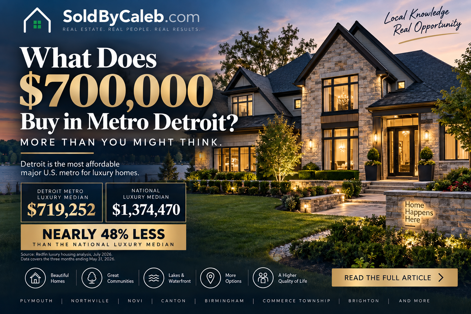 What Does $700,000 Buy in Metro Detroit? More Than You Might Think