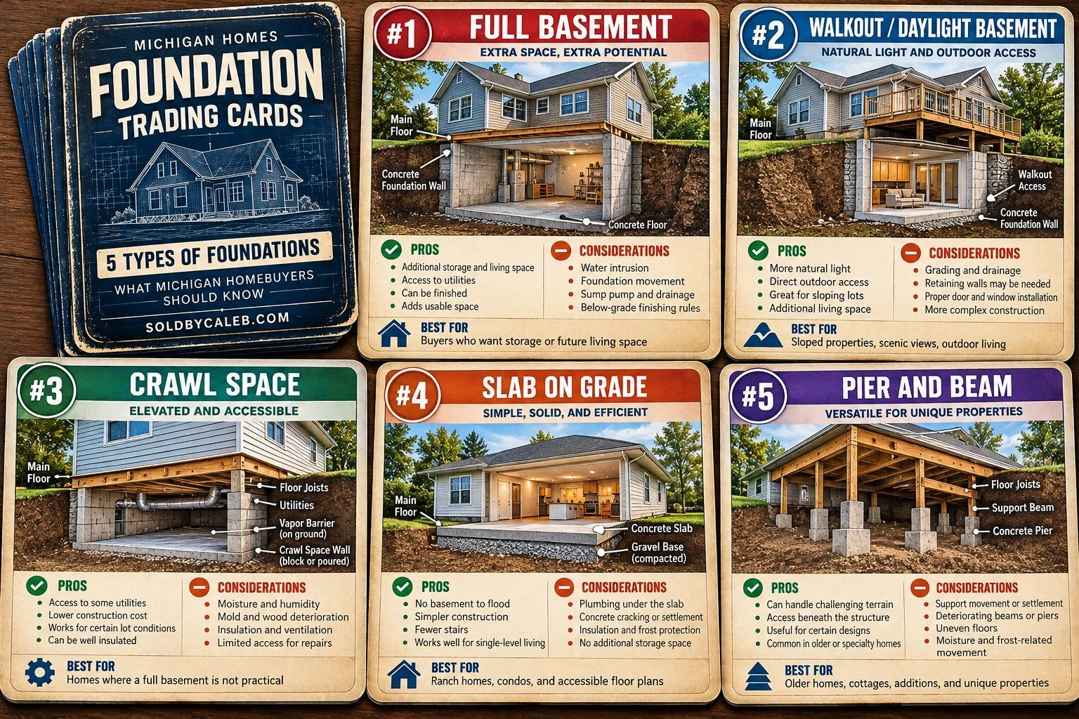 Home Foundation Basics: 5 Types of Foundations Michigan Buyers Should Know