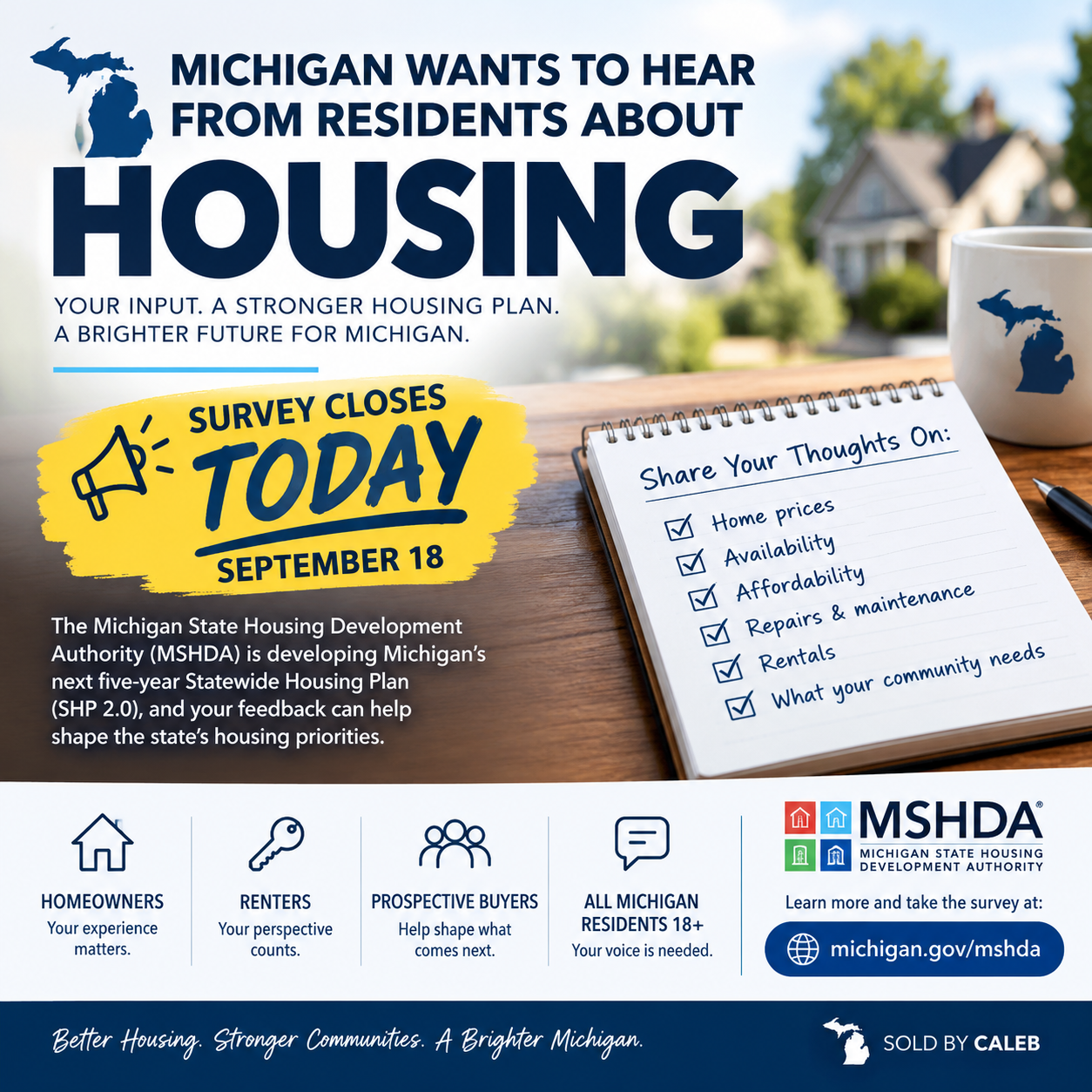 Michigan Wants to Hear From Residents About Housing