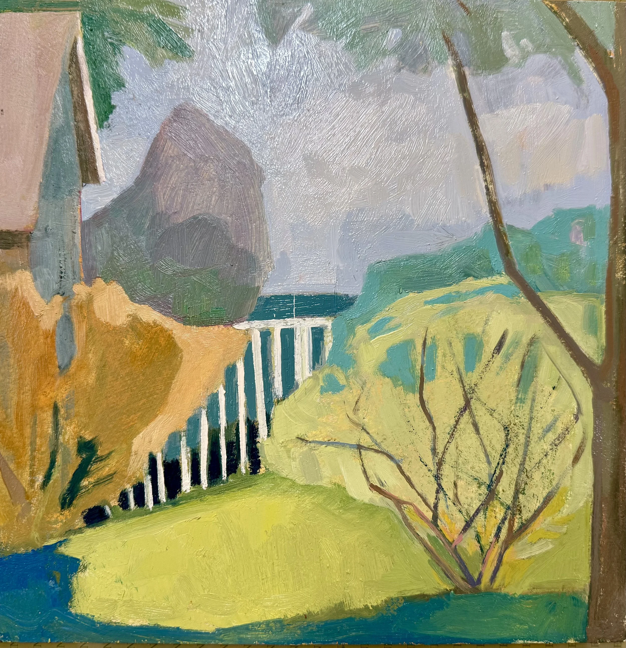 untitled 12 x 12 inches oil on panel