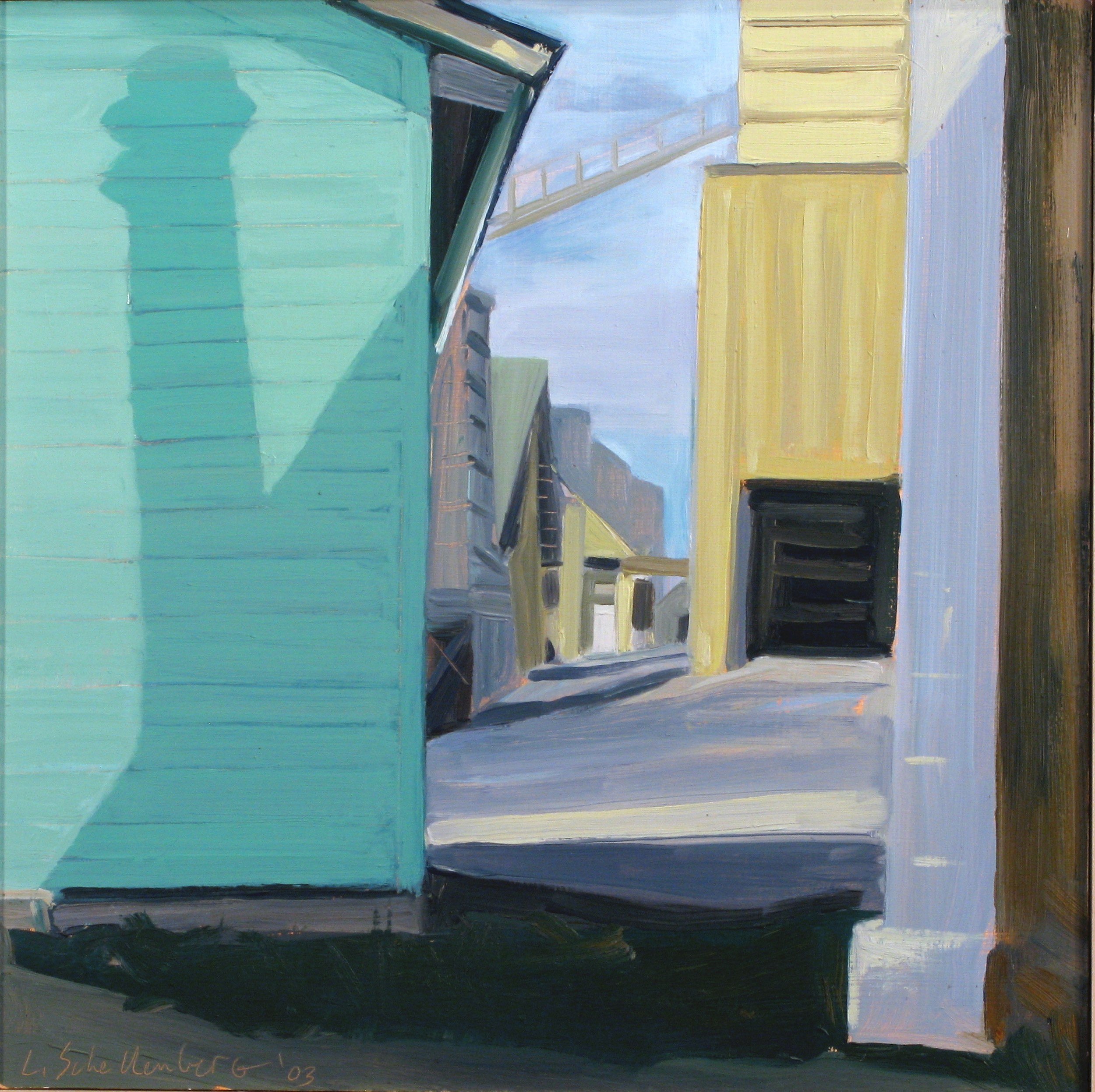 "Mill" 16 x 16 inches 2000's
private collection
