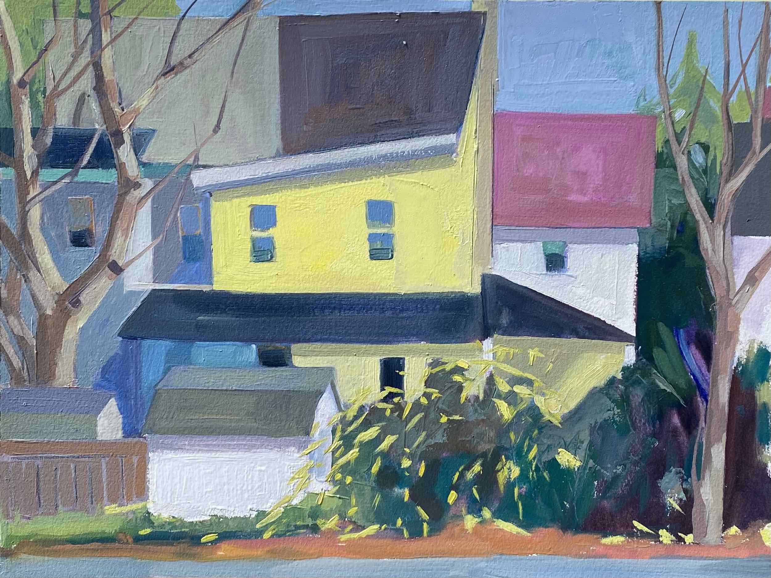 Yellow Duplex study, 12 x 16 inches
oil on paper 2023. SAM